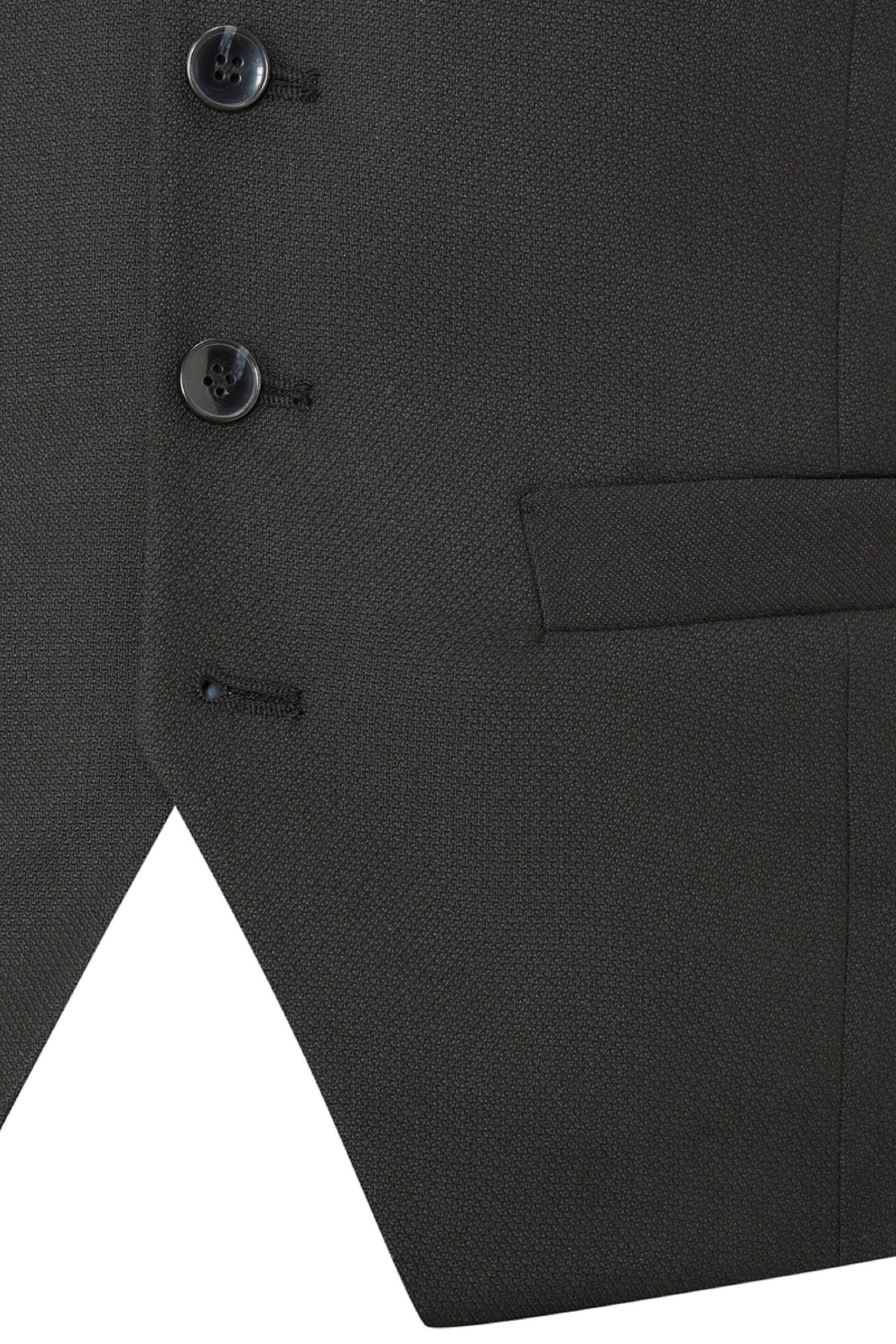 Skopes Black Montague Suit: Waistcoat - Image 6 of 6