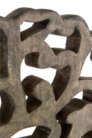 Fifty Five South Black Cut Out Wooden Sculpture - Image 3 of 3