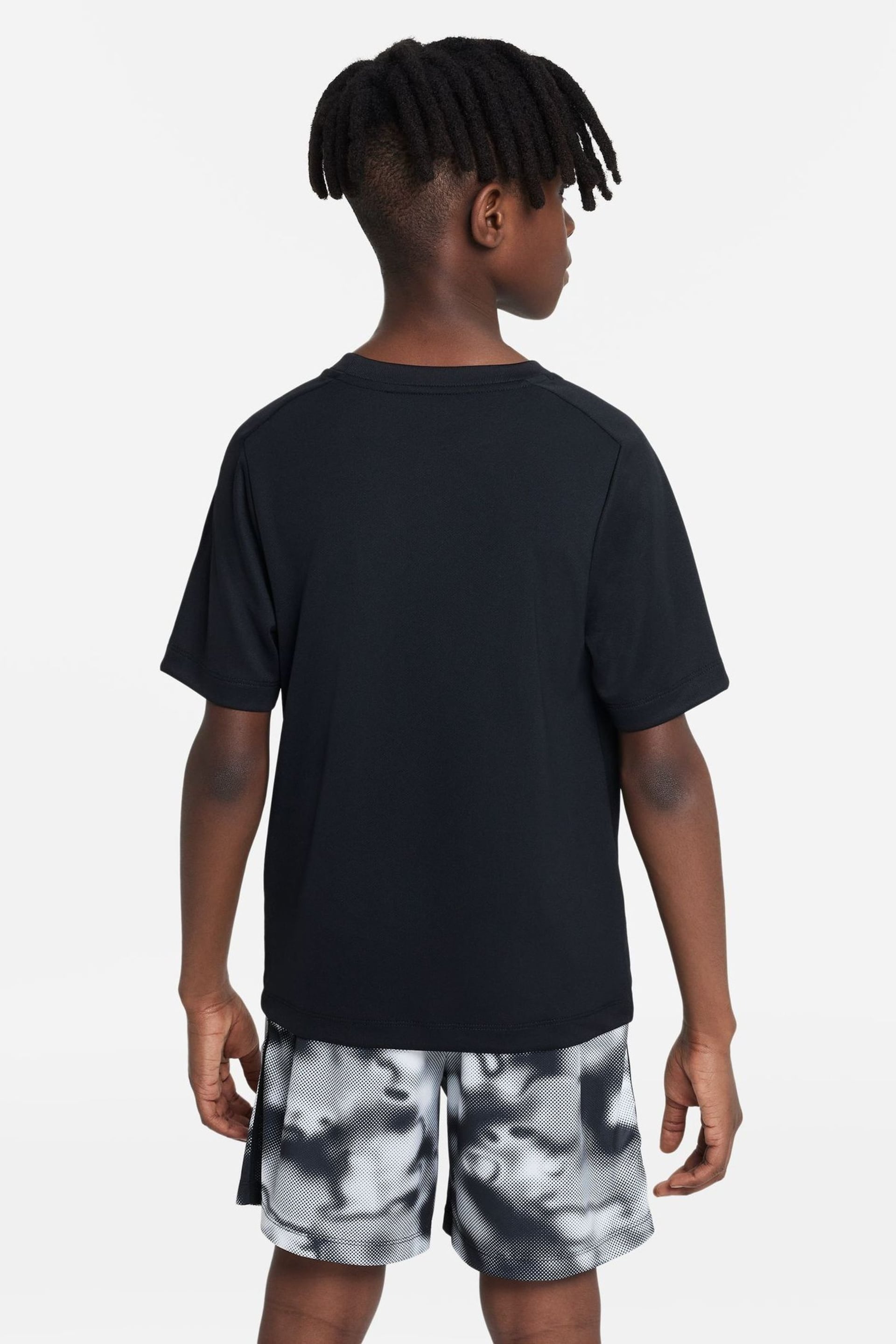 Nike Black Dri-FIT Multi Graphic Training T-Shirt - Image 2 of 4