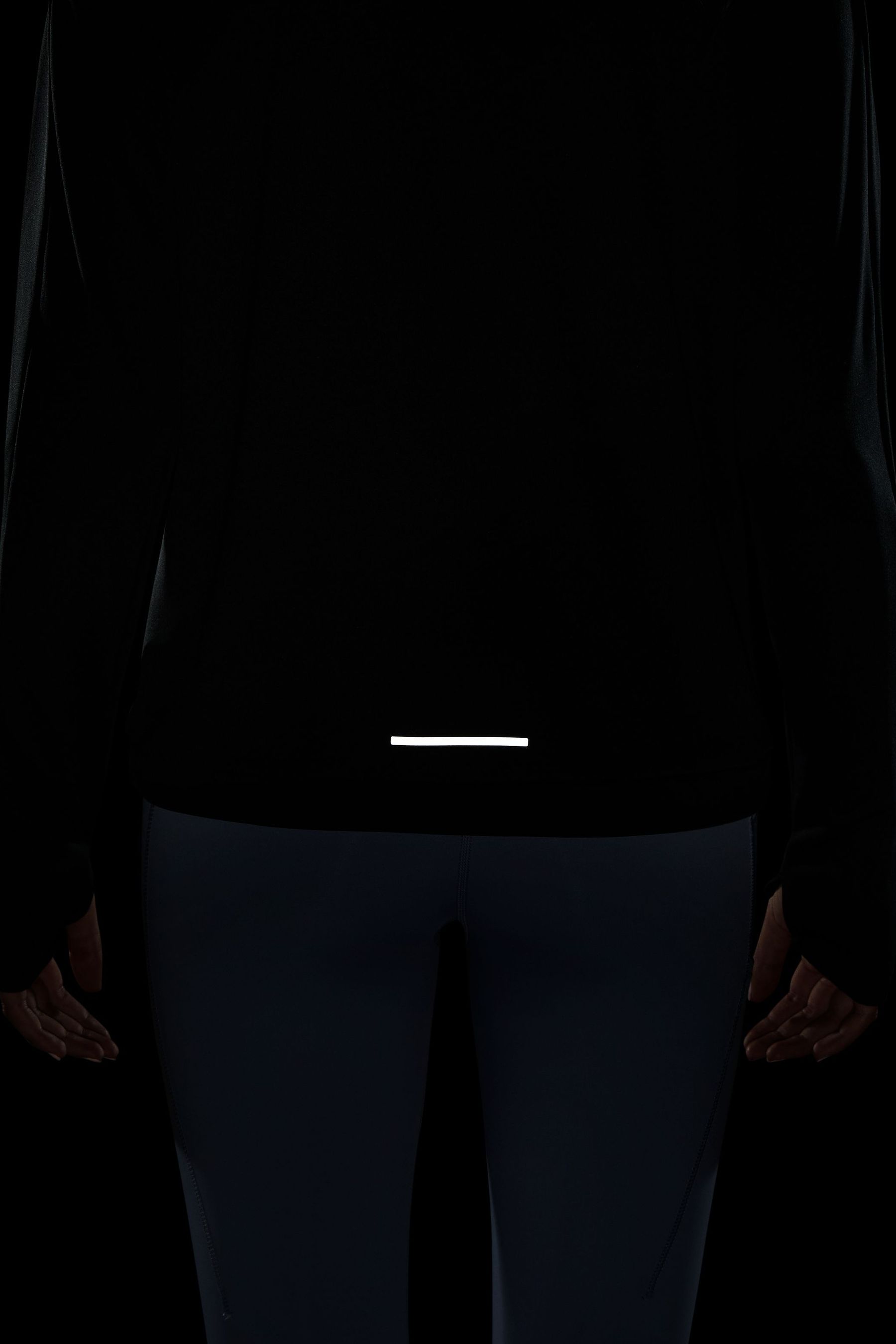 Buy Nike Black Dri FIT Swoosh Half Zip Running Top from Next Luxembourg