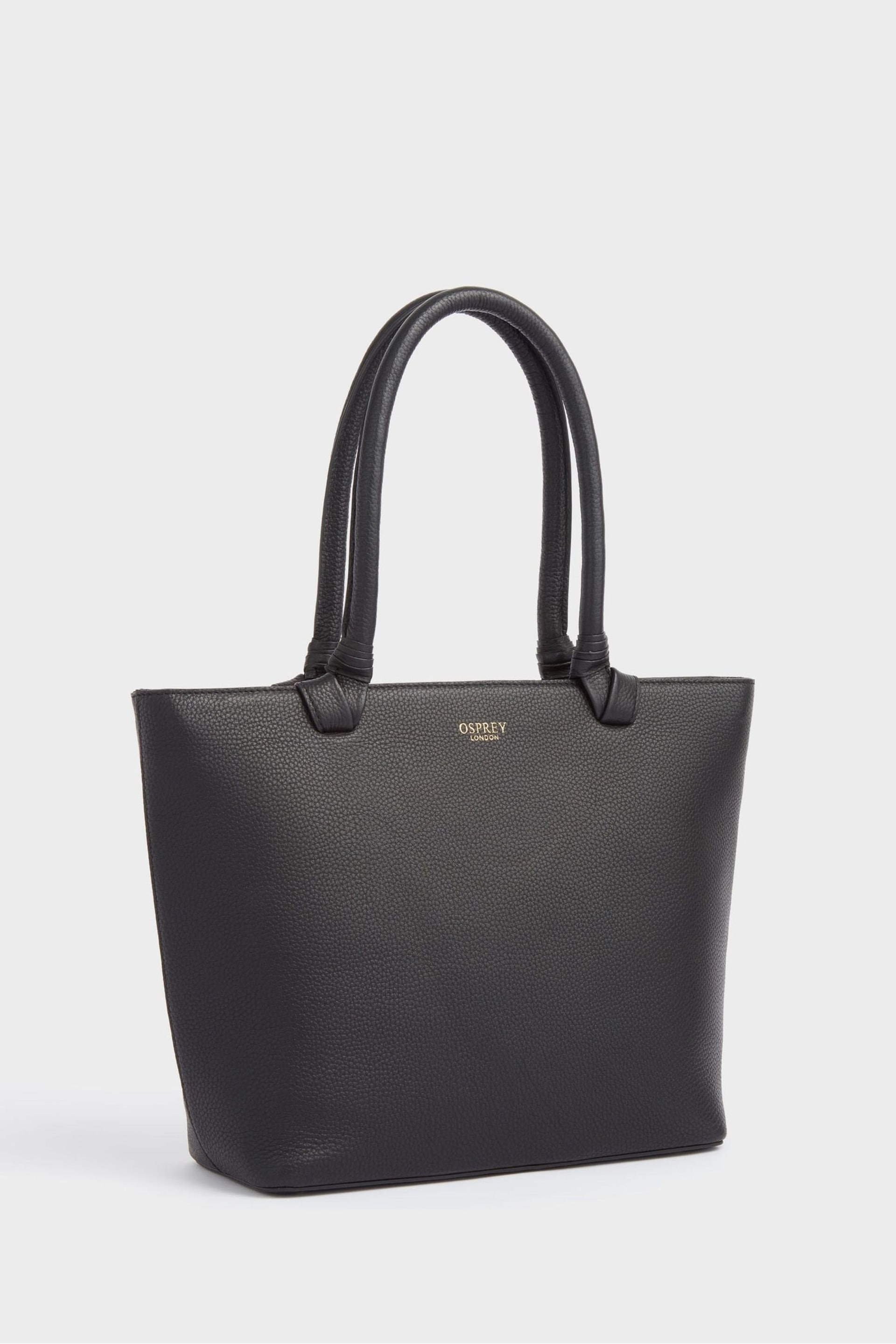 OSPREY LONDON Tan The Collier Leather Shoulder Tote Bag - Image 2 of 4