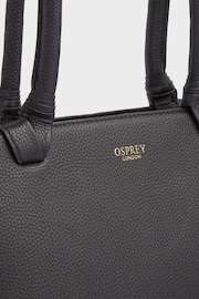 OSPREY LONDON Tan The Collier Leather Shoulder Tote Bag - Image 4 of 4