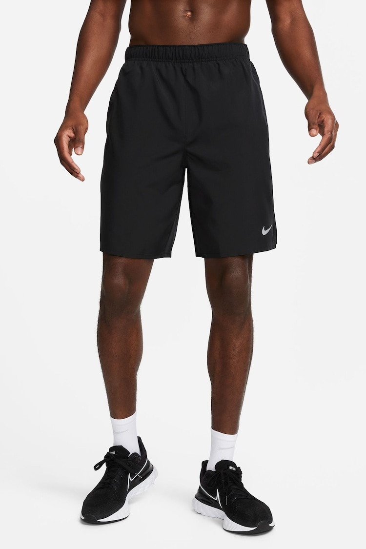 Nike Black 9 Inch Dri-FIT Challenger Unlined Running Shorts - Image 1 of 10