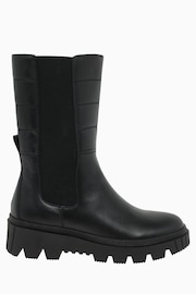 Gabor Jelena Black Leather Fashion Boots - Image 1 of 5