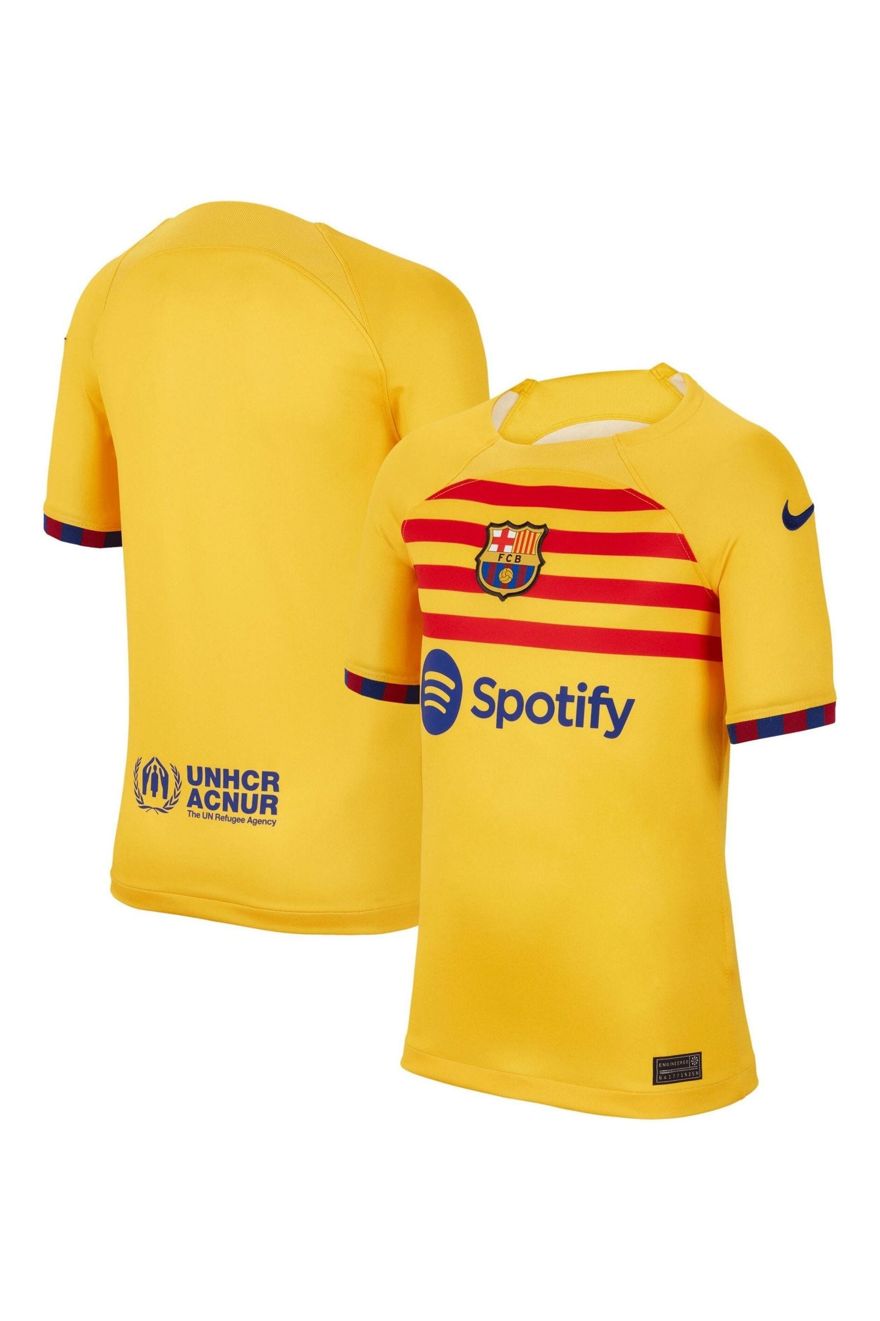 Fcb yellow jersey best sale