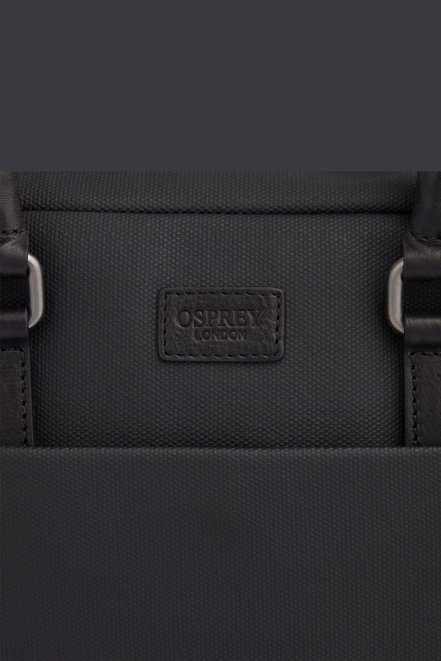 Buy OSPREY LONDON Waxed Canvas Glazed Calf Leather Grantham Laptop Bag from Next Luxembourg