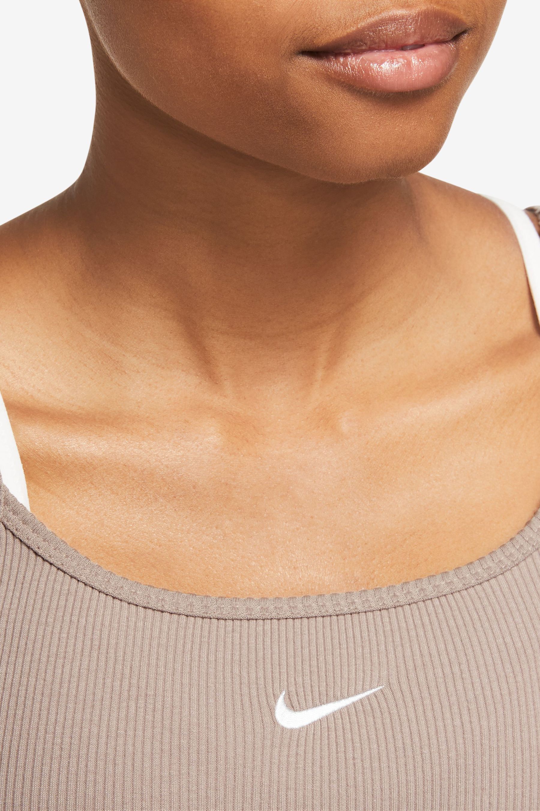 Nike ribbed swoosh dress shop