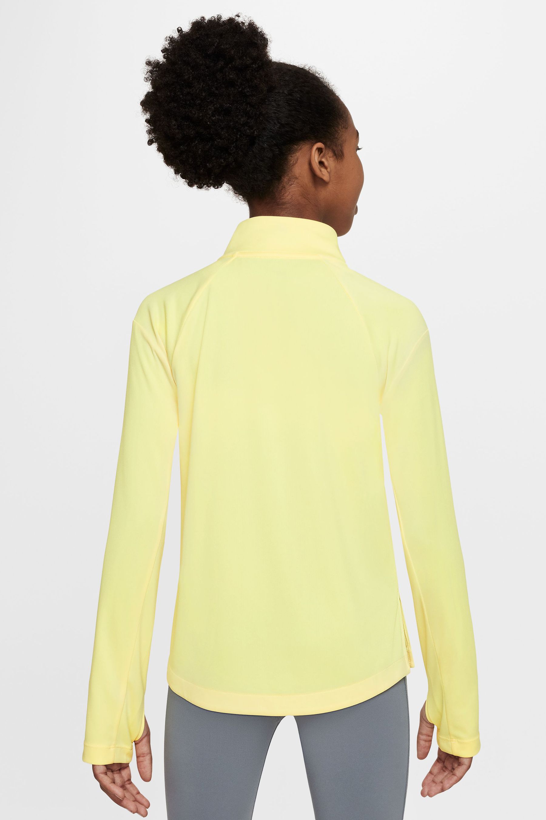 Yellow nike running top on sale
