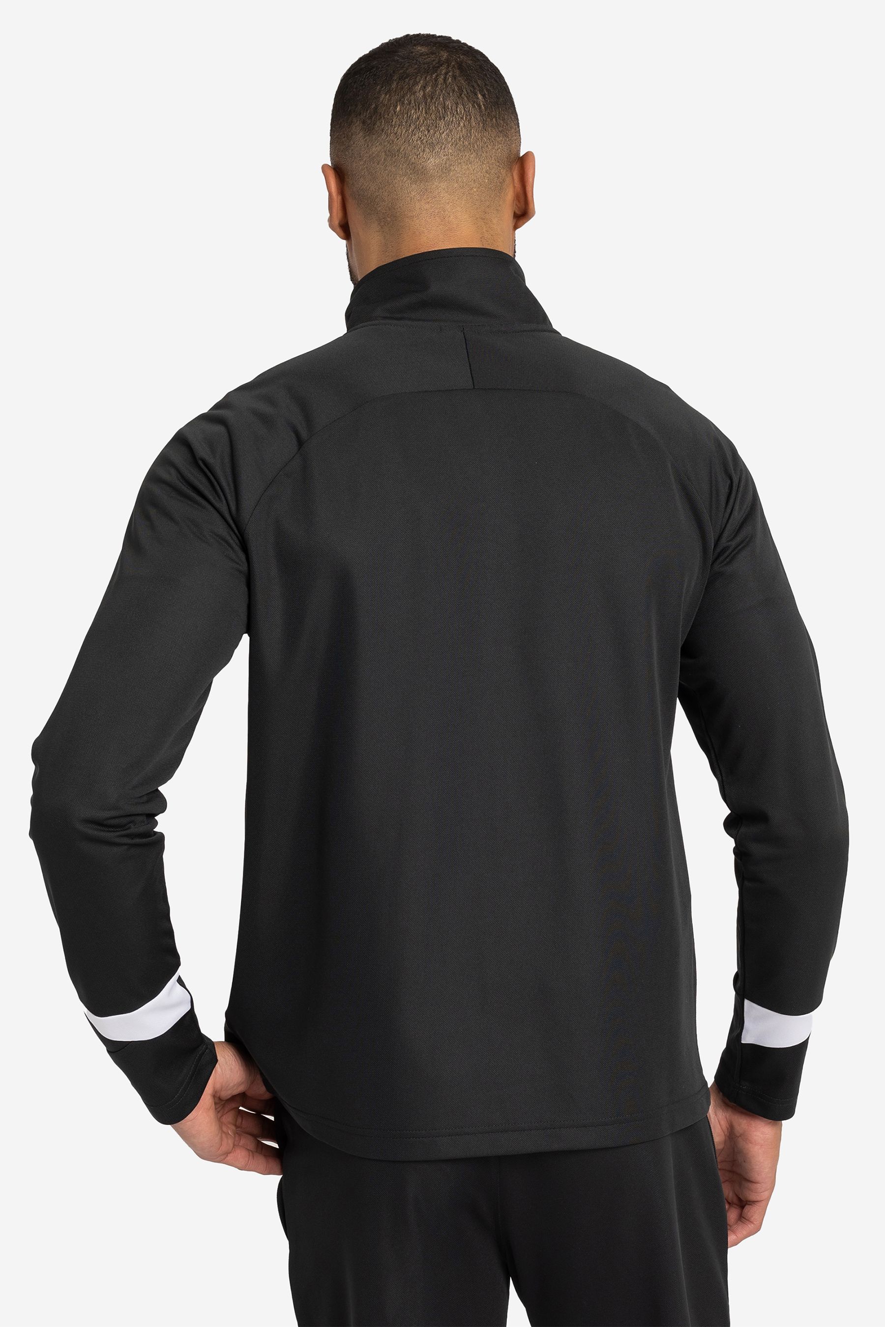 Black knitted tracksuit discount