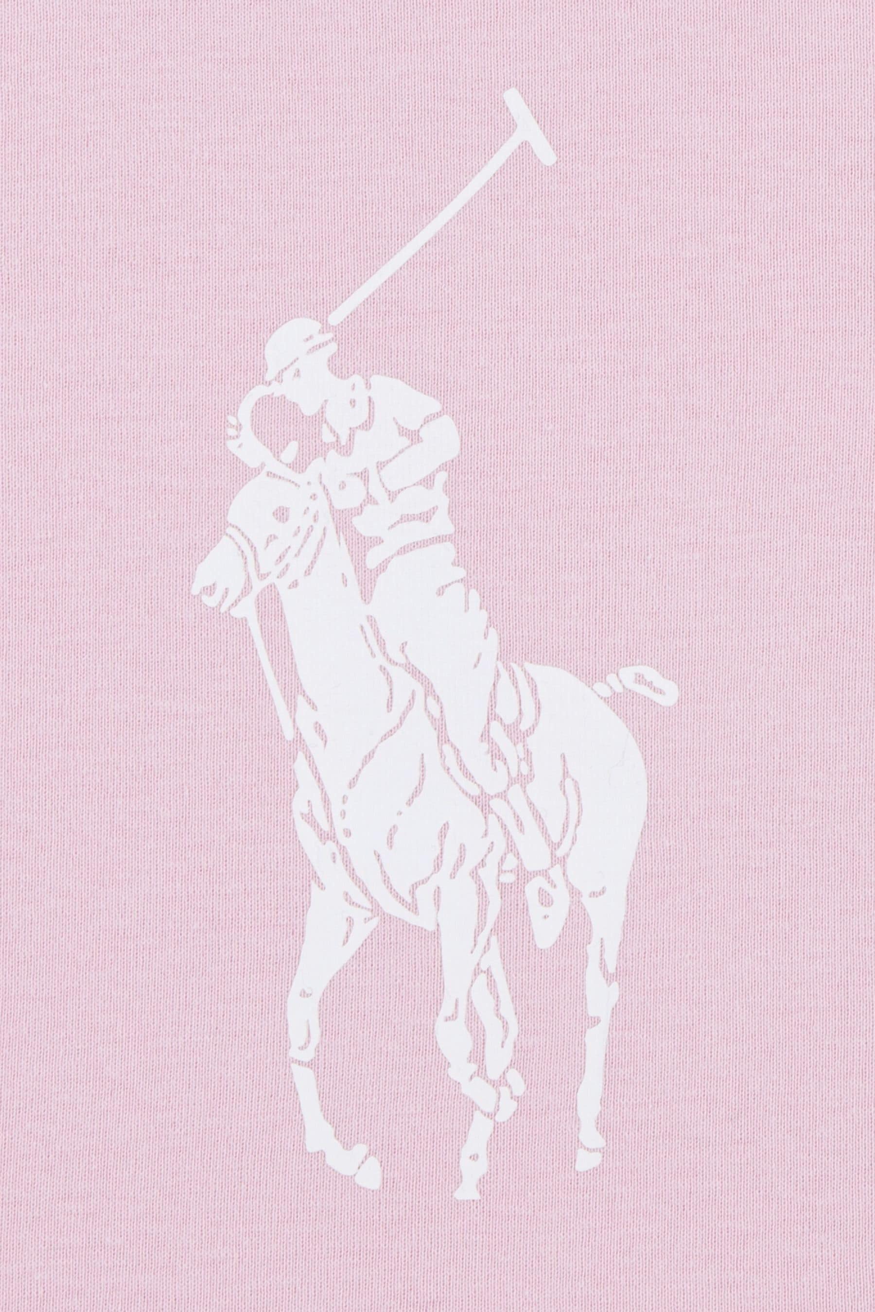 Buy Polo Ralph Lauren Pink Pony Logo T Shirt And Shorts Pyjamas Set from Next Luxembourg