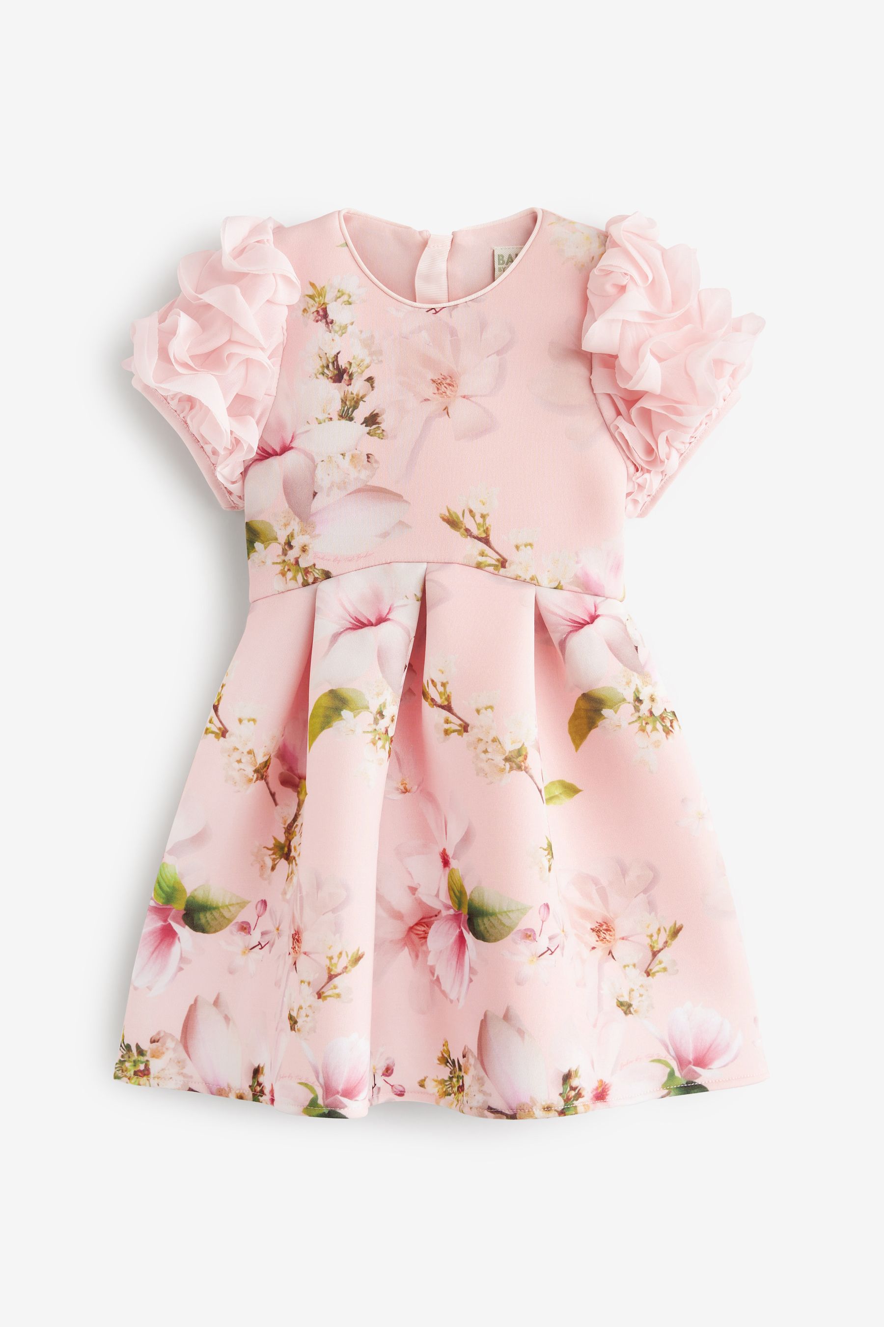 Buy Baker by Ted Baker Pink Floral Scuba Dress from Next Luxembourg