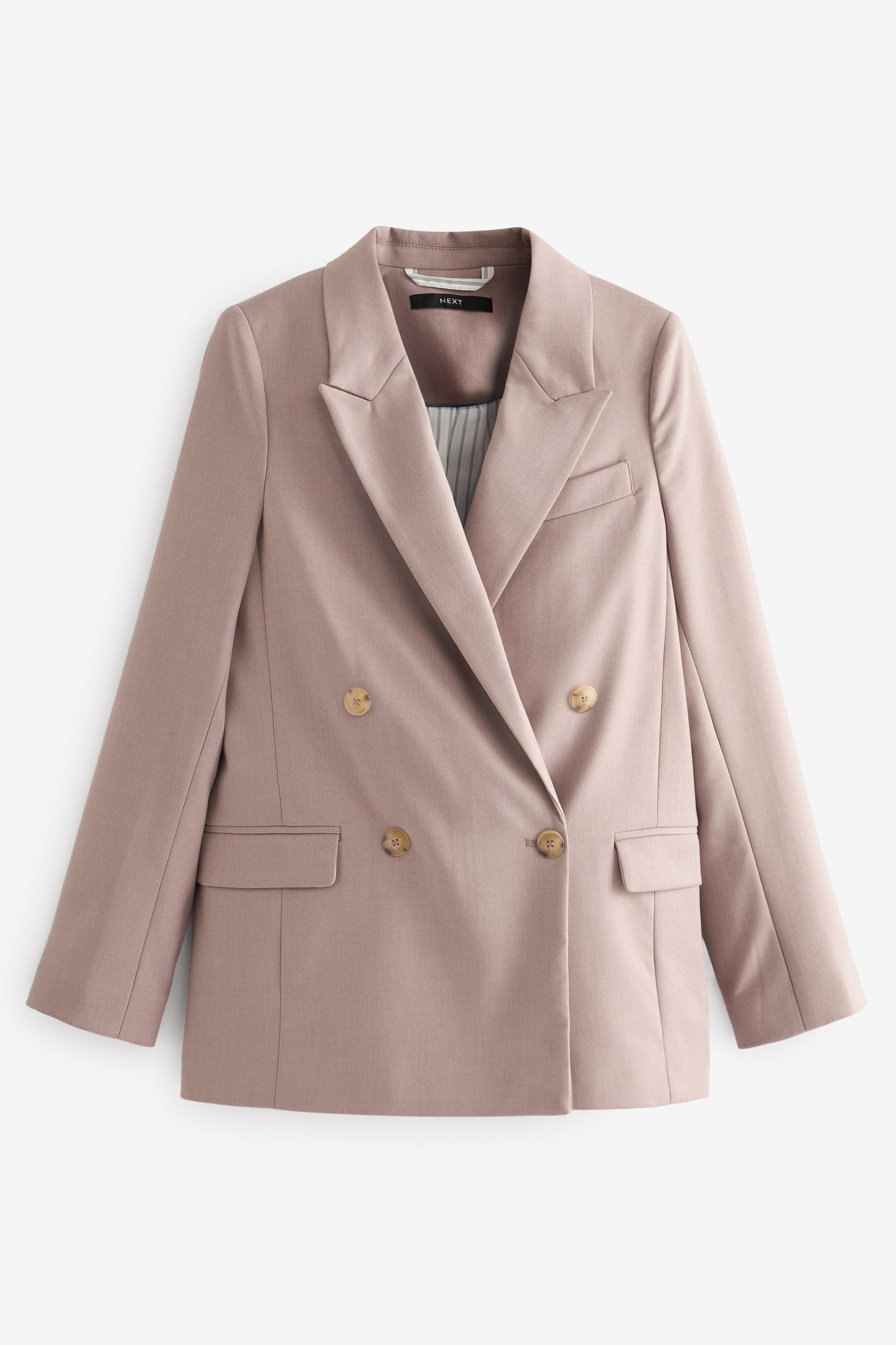 Pink double breasted jacket online
