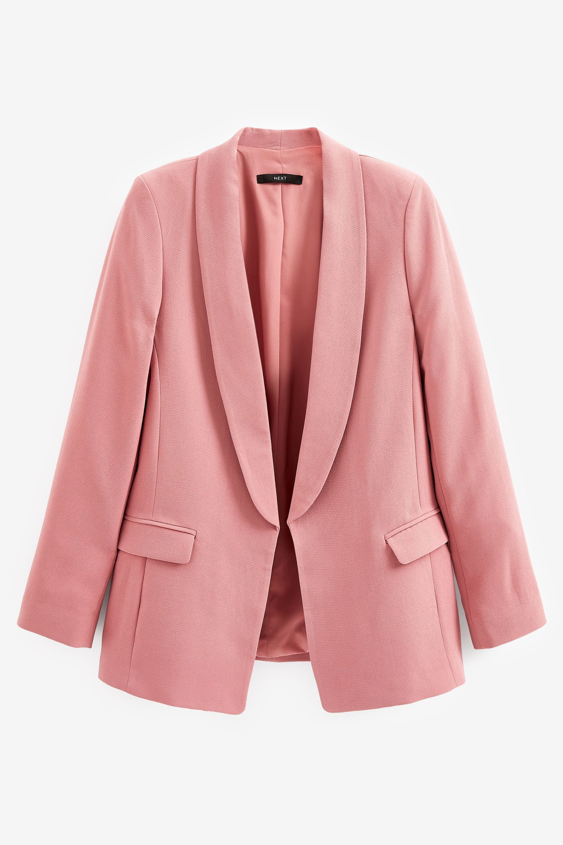 Buy Blush Pink Relaxed Soft Crepe Blazer from Next Luxembourg