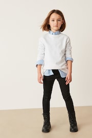 Black Slim Fit Skinny Jeans (3-16yrs) - Image 2 of 6