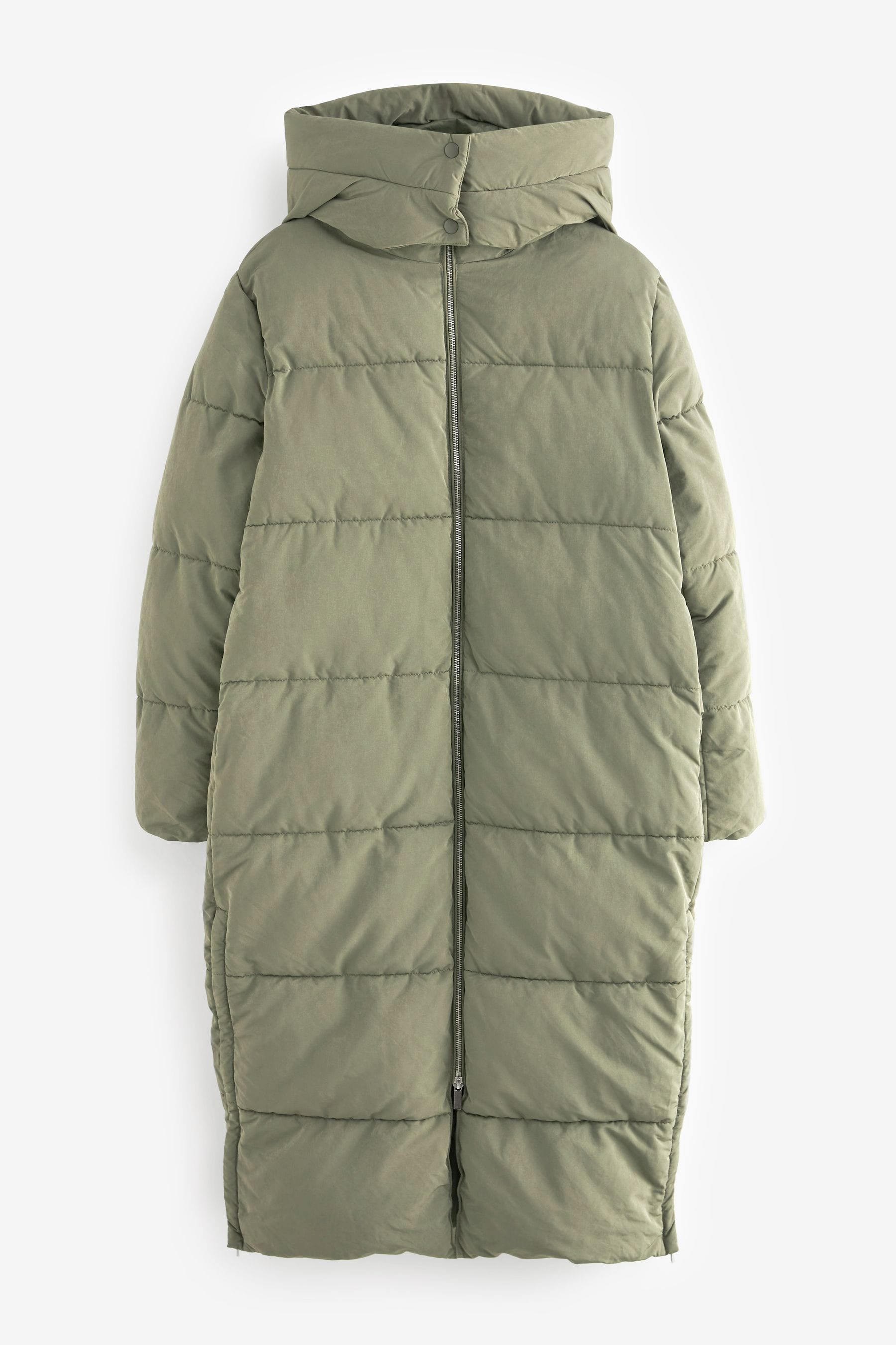 Next green padded coat cheap