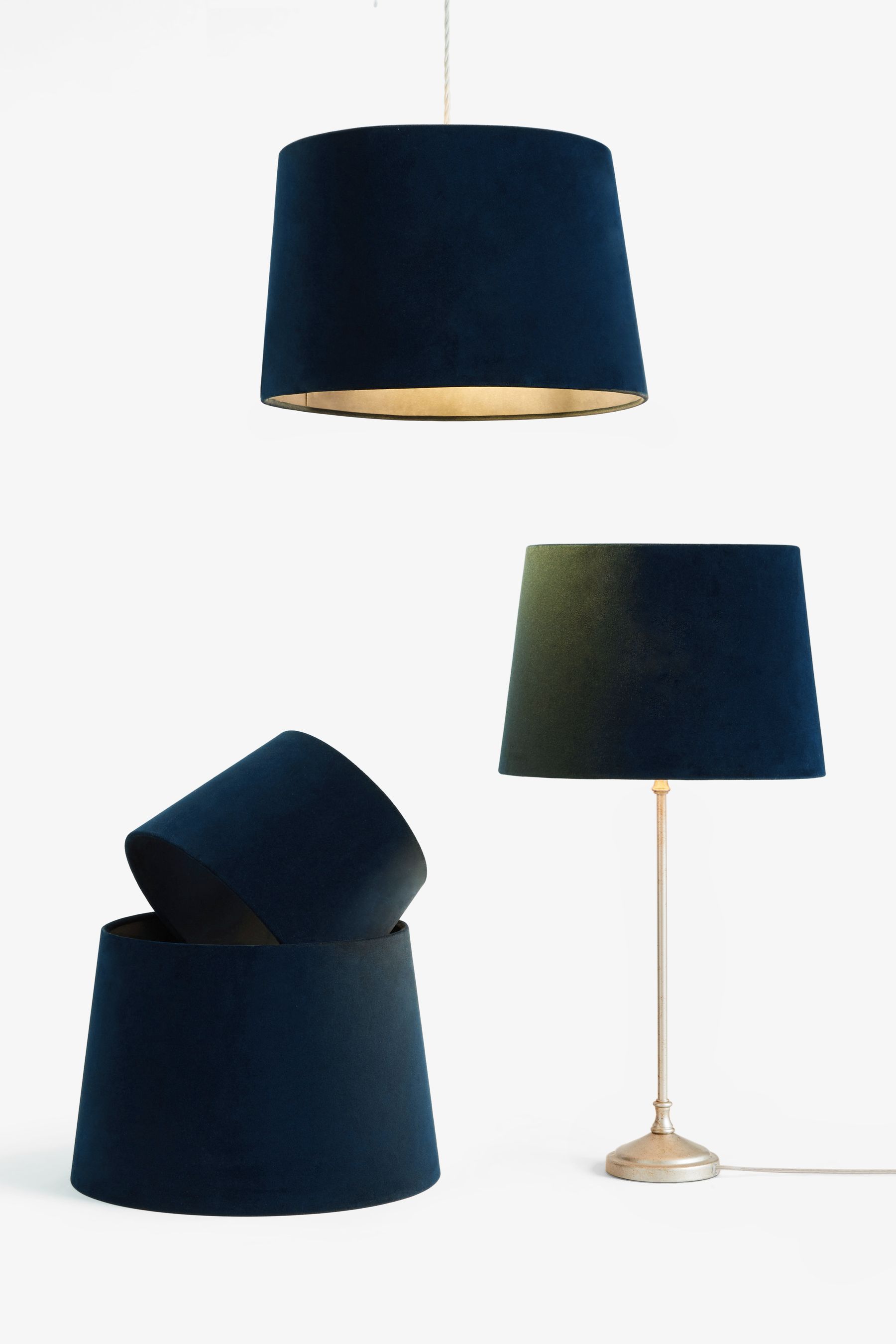 Next blue lampshade hot sale