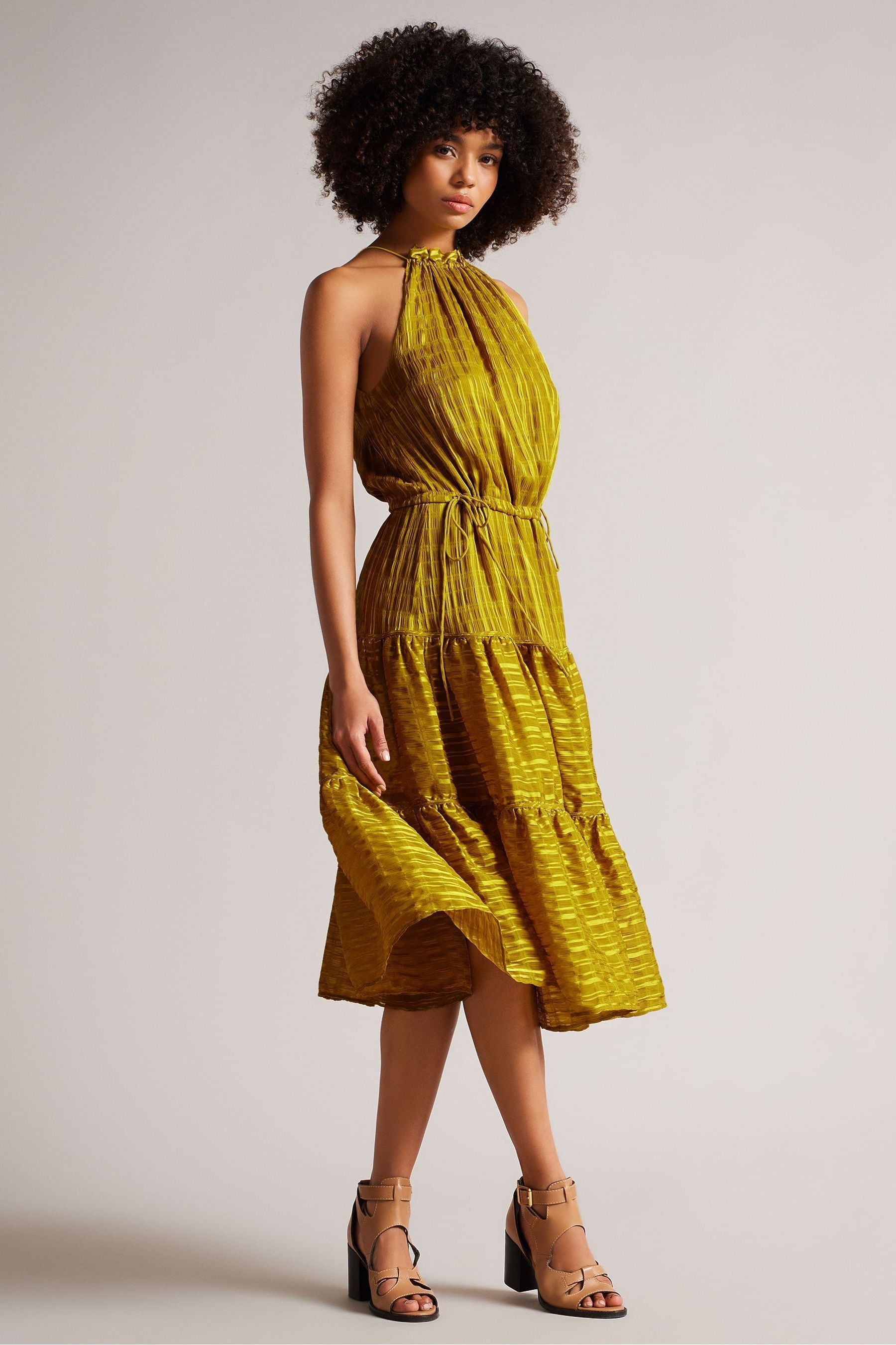 Ted baker yellow dress hotsell