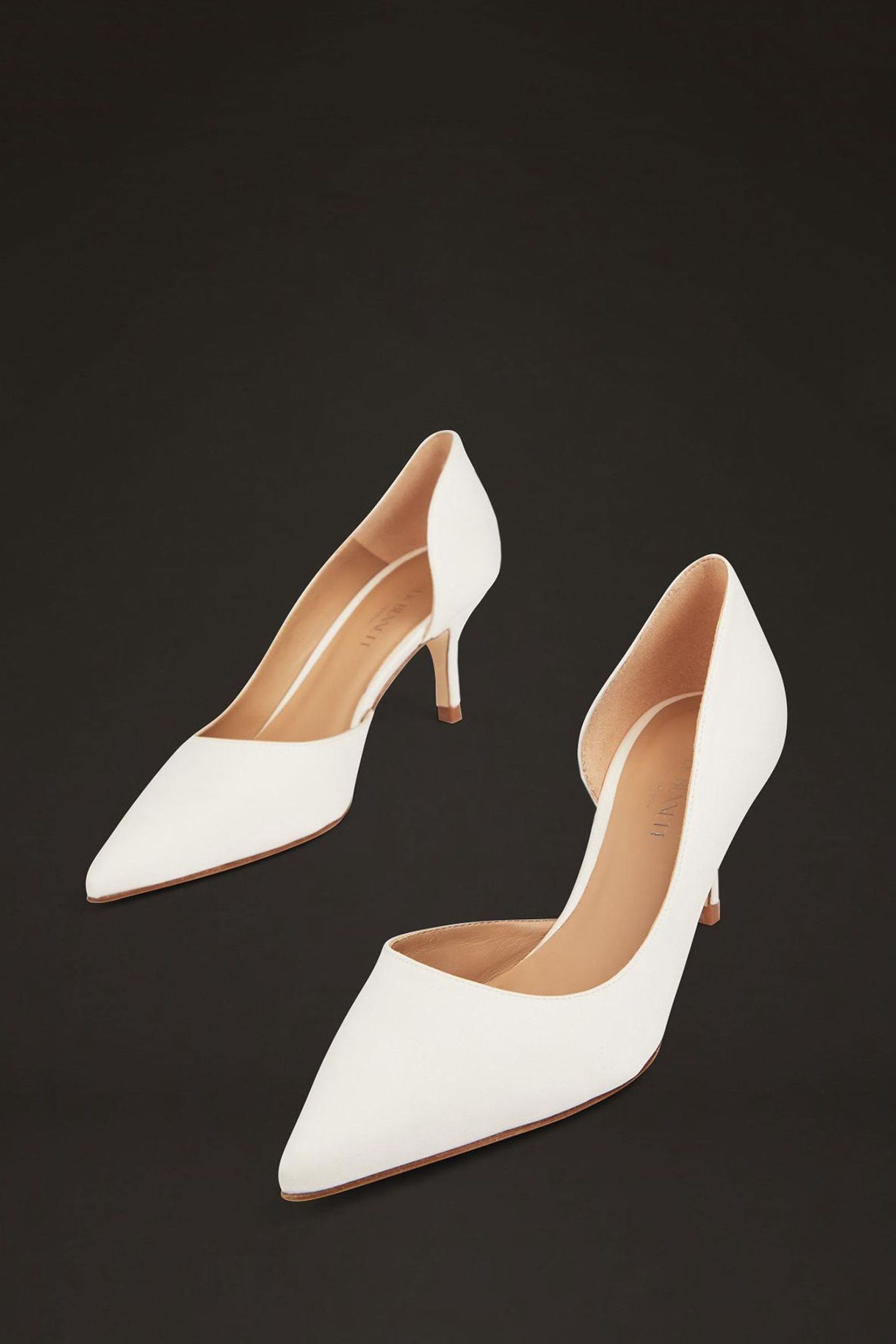 Buy LK Bennett Hazel Ivory Satin Wedding Shoes from Next Luxembourg