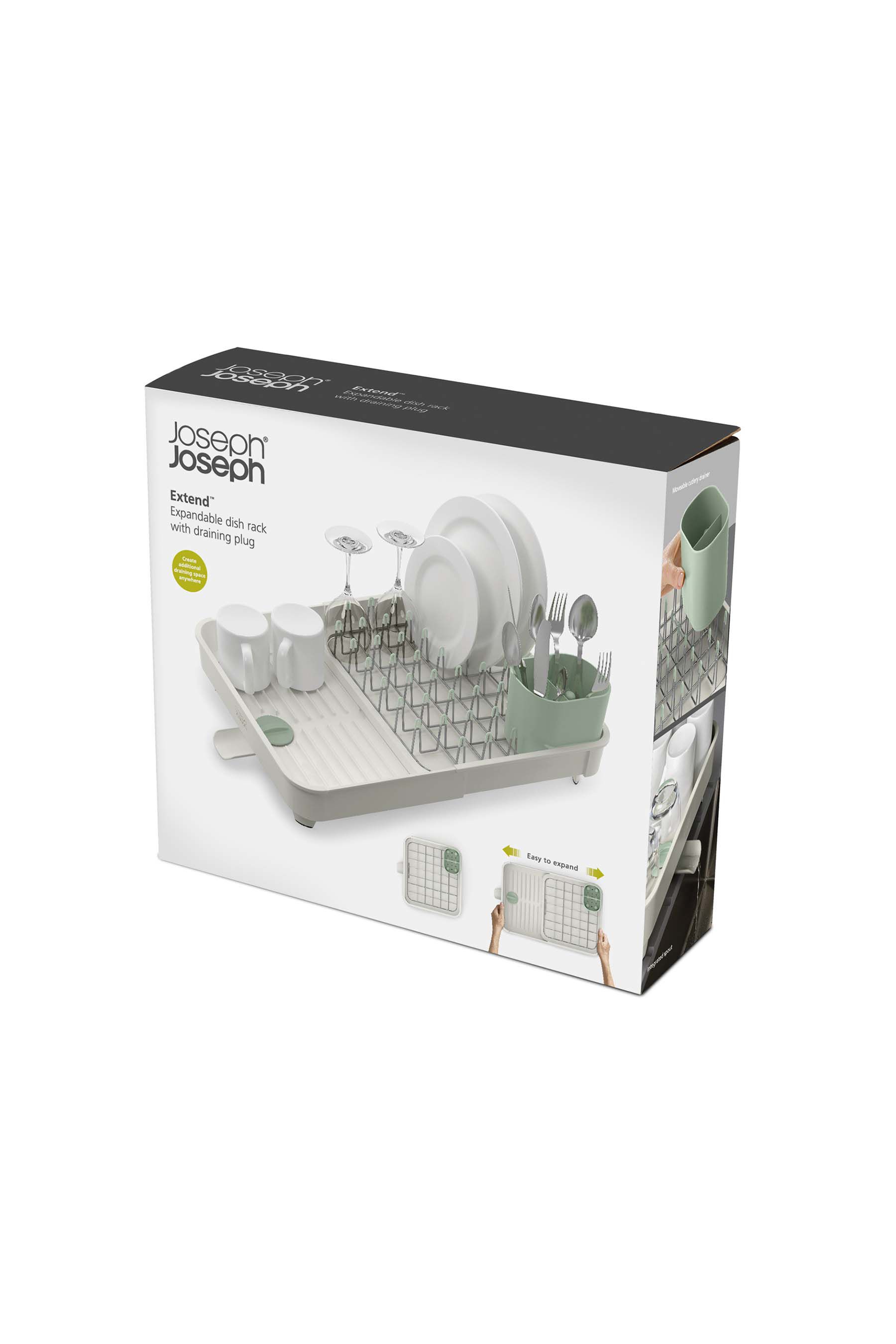 Buy Joseph Joseph Light Stone Natural Sage Green Extend Expandable Dish Rack from Next Oman