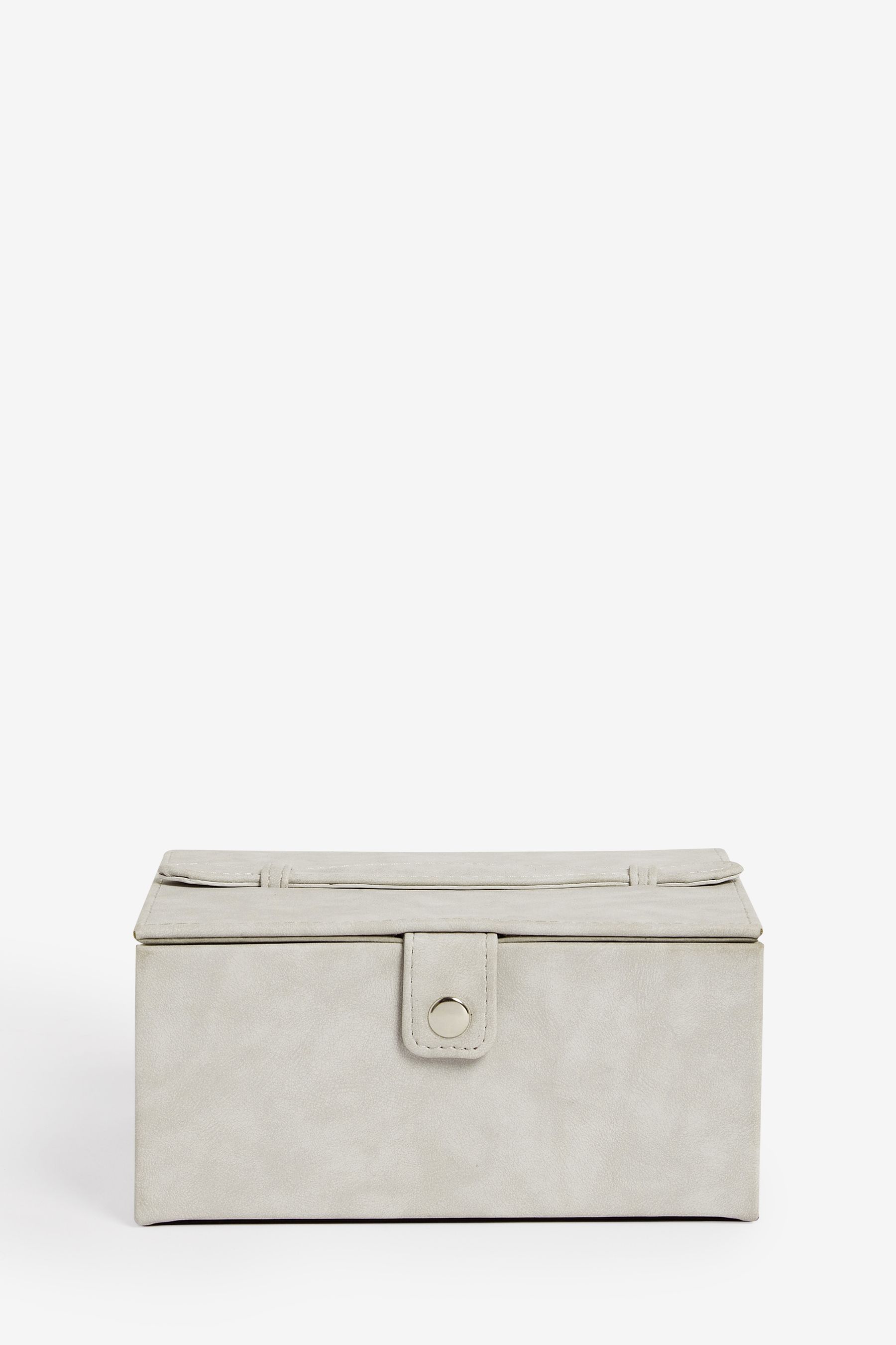Buy Grey Faux Leather Jewellery Box from the Next UK online shop