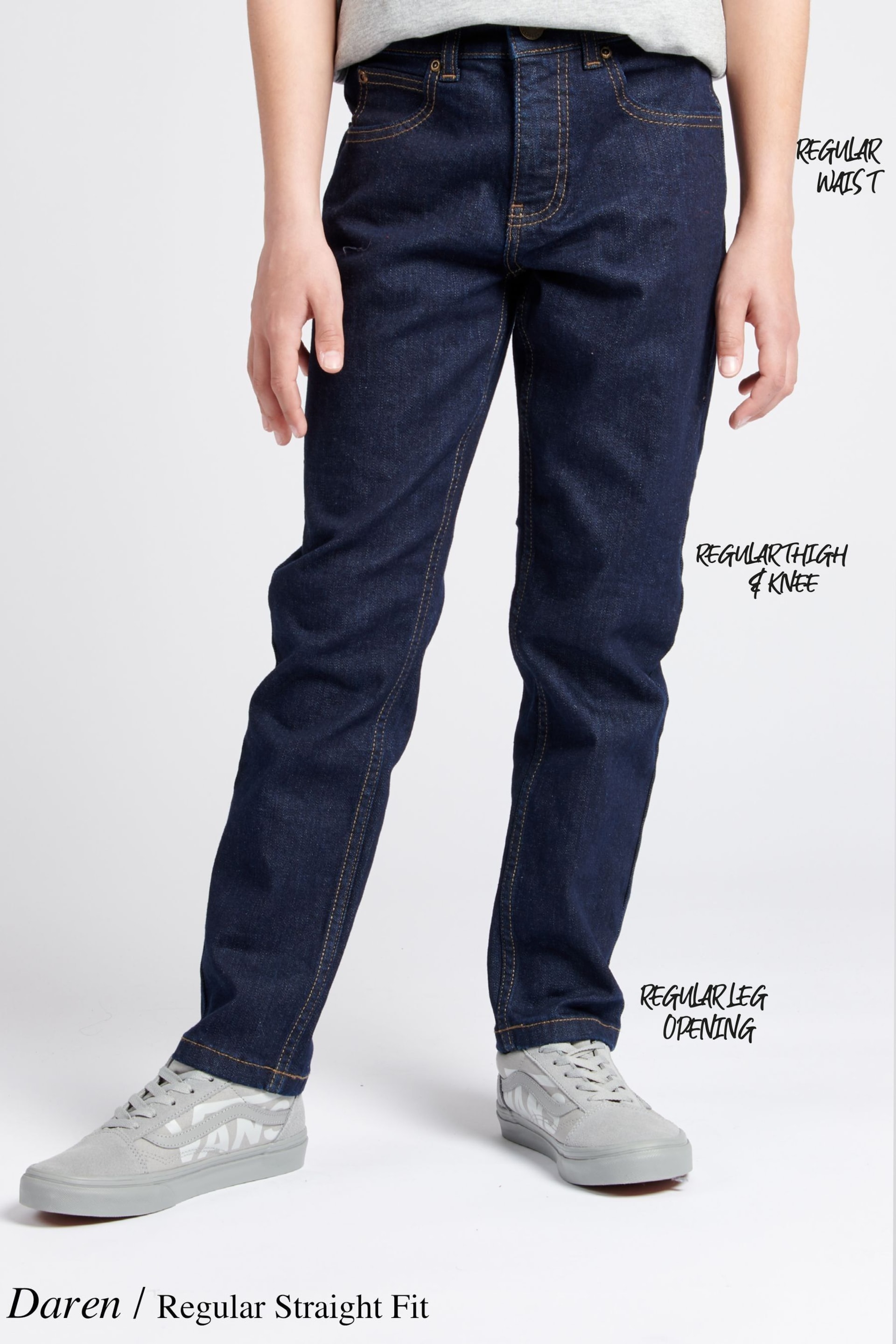 Lee Boys Daren Straight Fit Jeans - Image 5 of 7