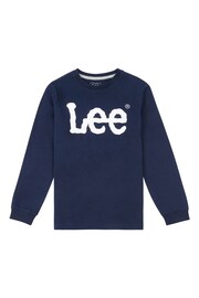 Lee Boys Classic Wobbly Long Sleeve T-Shirt - Image 3 of 5