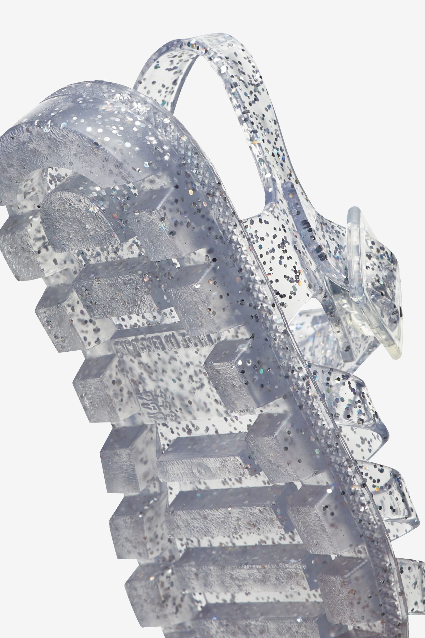 Buy Silver Glitter Jelly Sandals from the Next UK online shop
