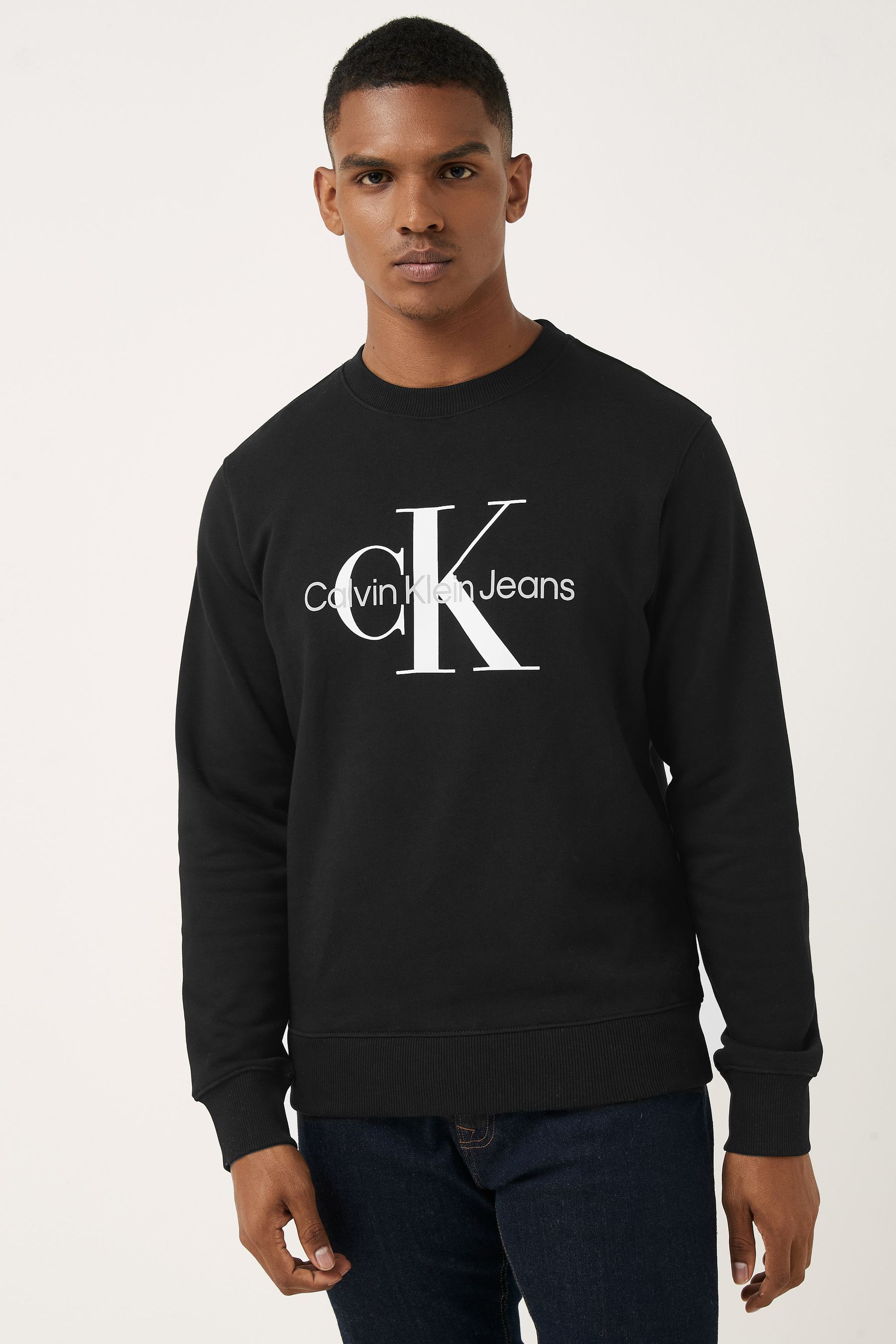Black calvin klein jumper new arrivals