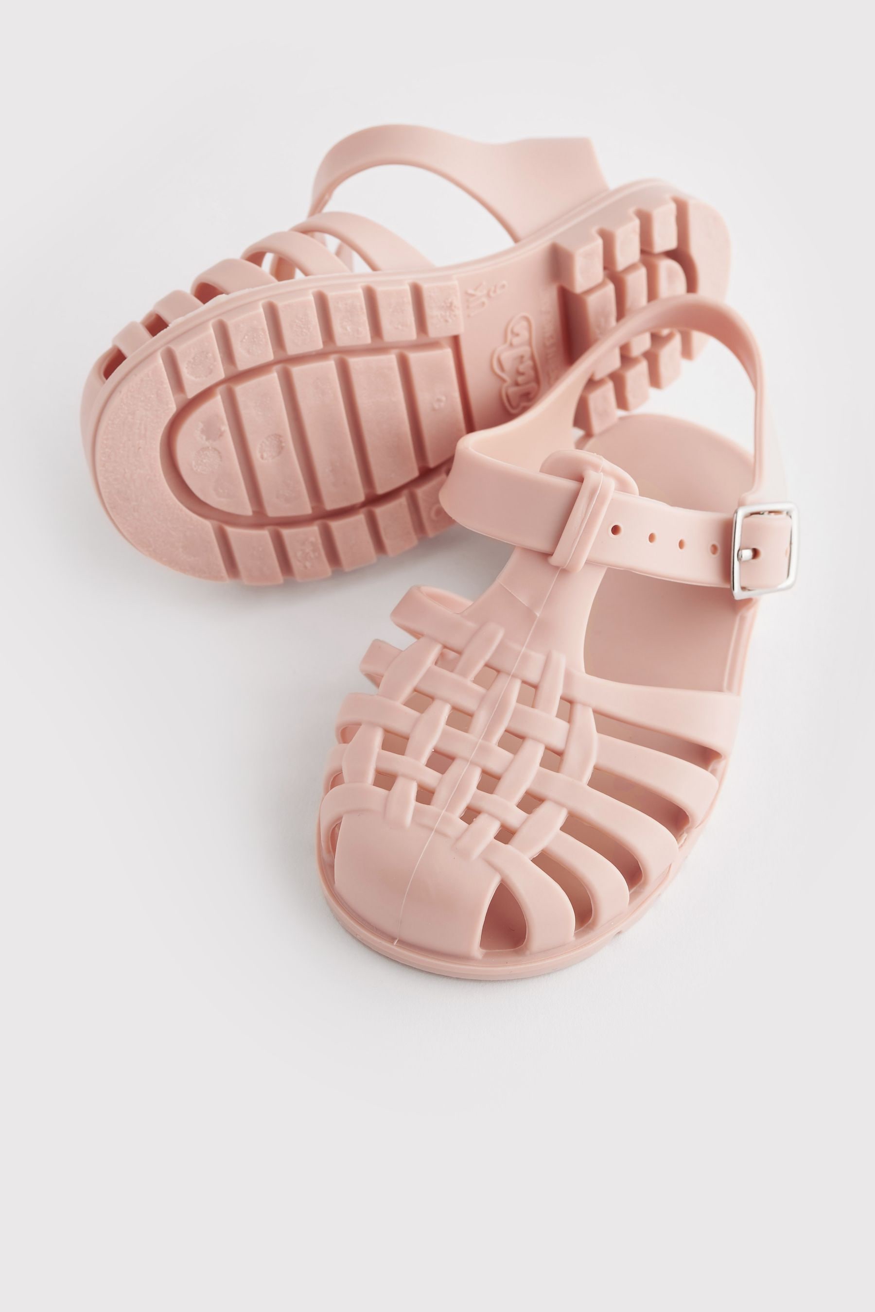 Buy Pink Jelly Fisherman Sandals from Next Luxembourg