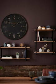 Dark Bronx 3 Tier Wall Shelves - Image 3 of 6