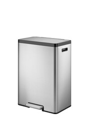 EKO Silver Stainless Steel Recycling 20+20 Litres Bin - Image 3 of 4