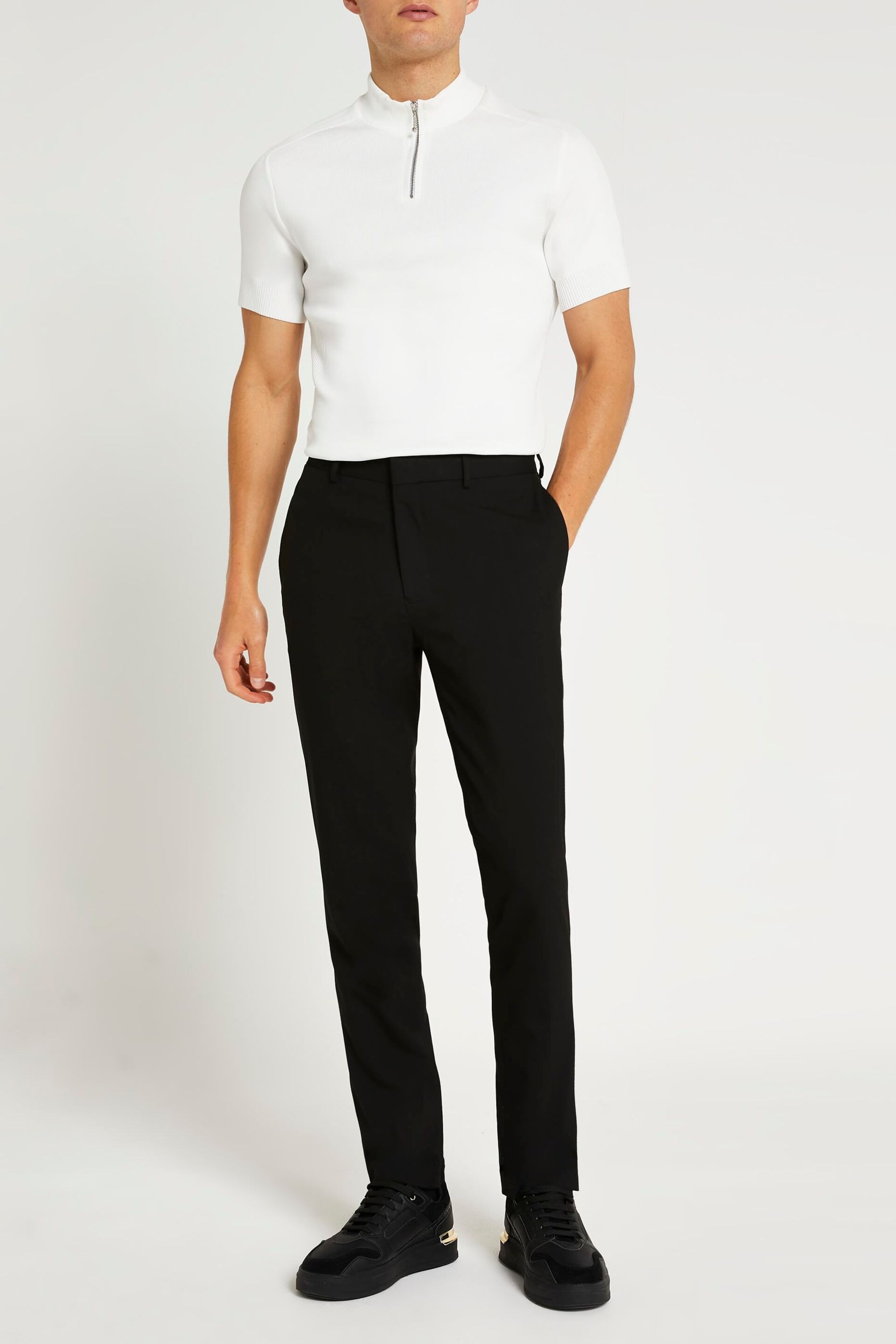 River Island Sloane Pocket Black Trousers - Image 3 of 4