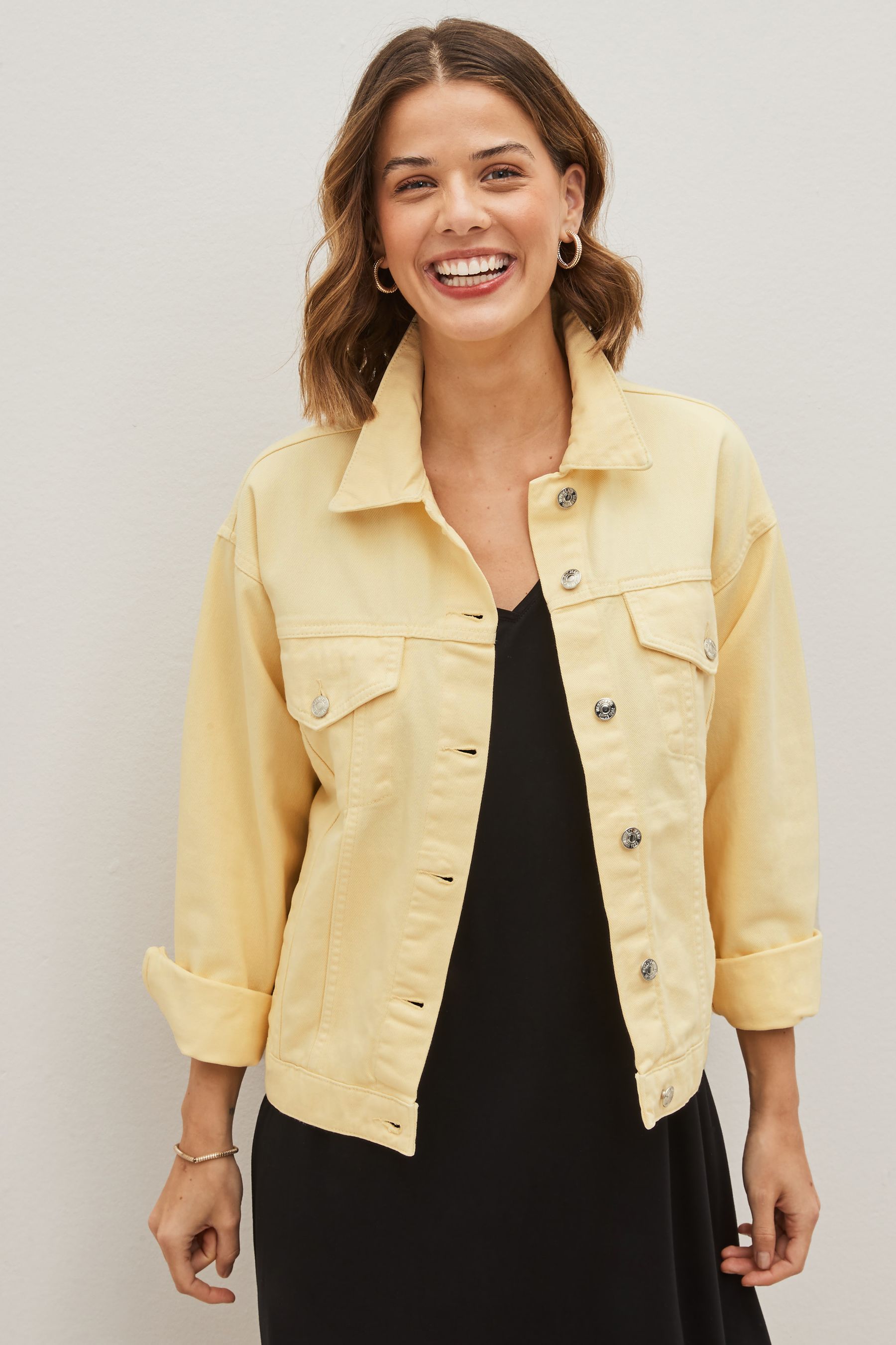 Next oversized denim jacket outlet