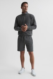 Reiss Fern Green Henry Garment Dye Jersey Shorts - Image 3 of 5