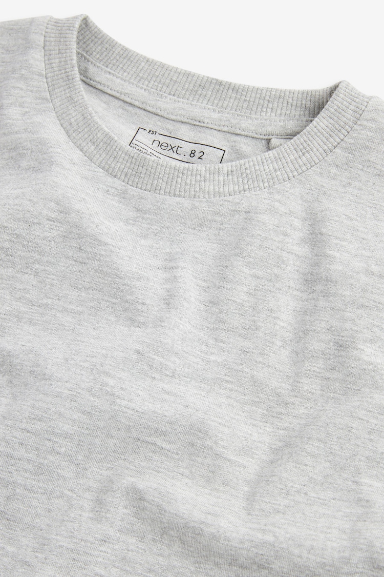 Grey Marl Regular Fit Short Sleeve T-Shirt (3-16yrs) - Image 3 of 3