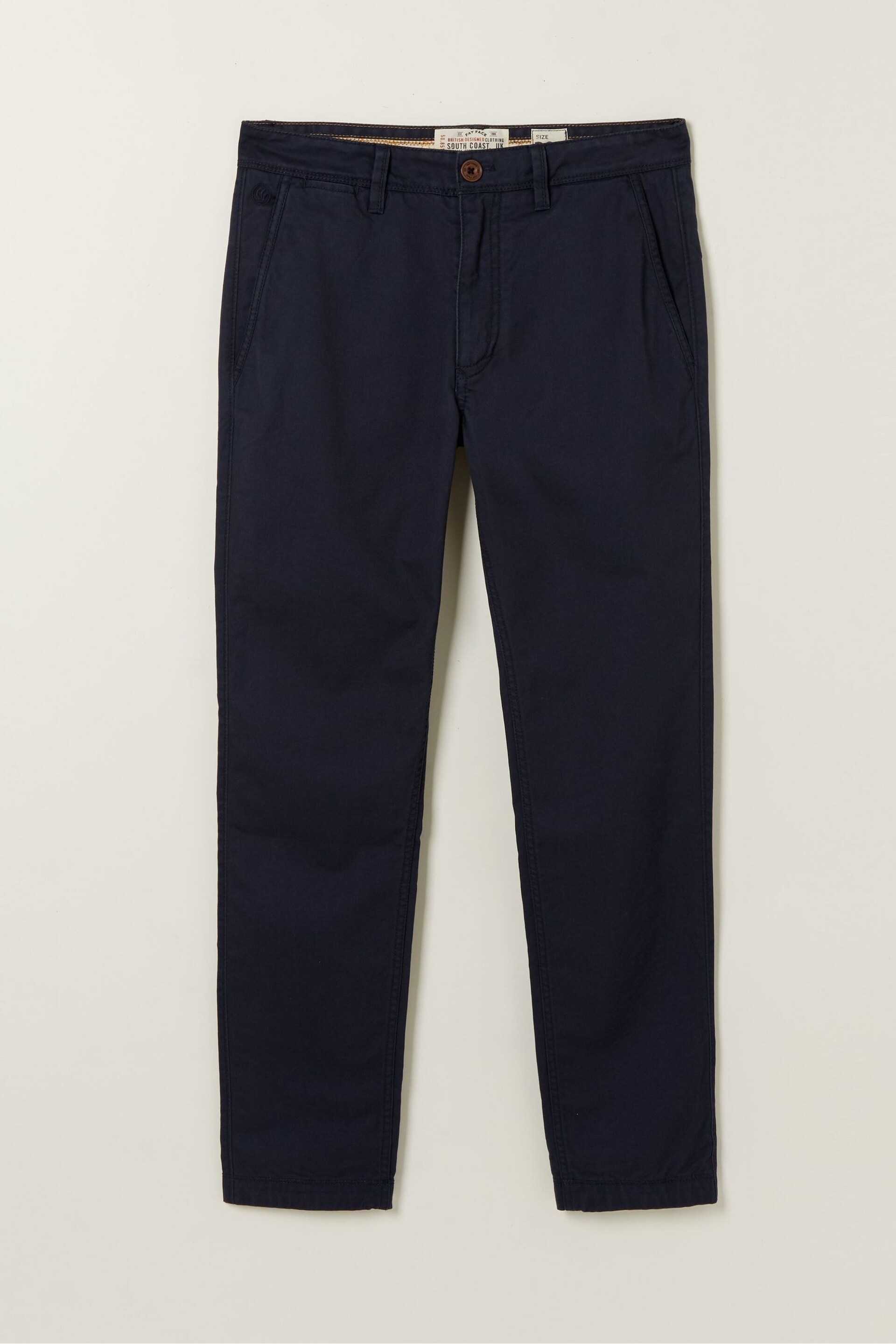 FatFace Blue Modern Coastal Chinos - Image 1 of 1