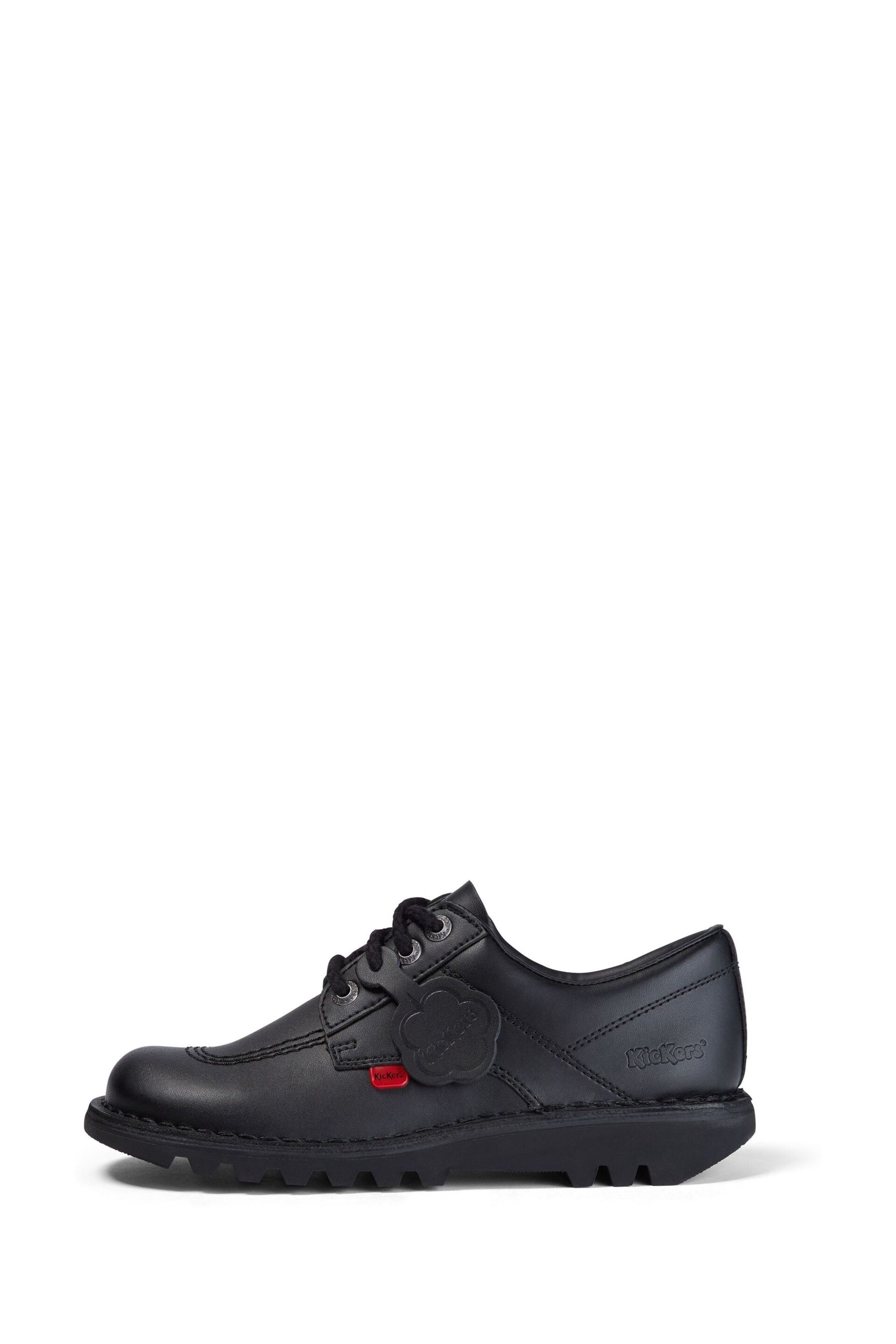 Kickers Black Kick Lo Shoes - Image 3 of 8