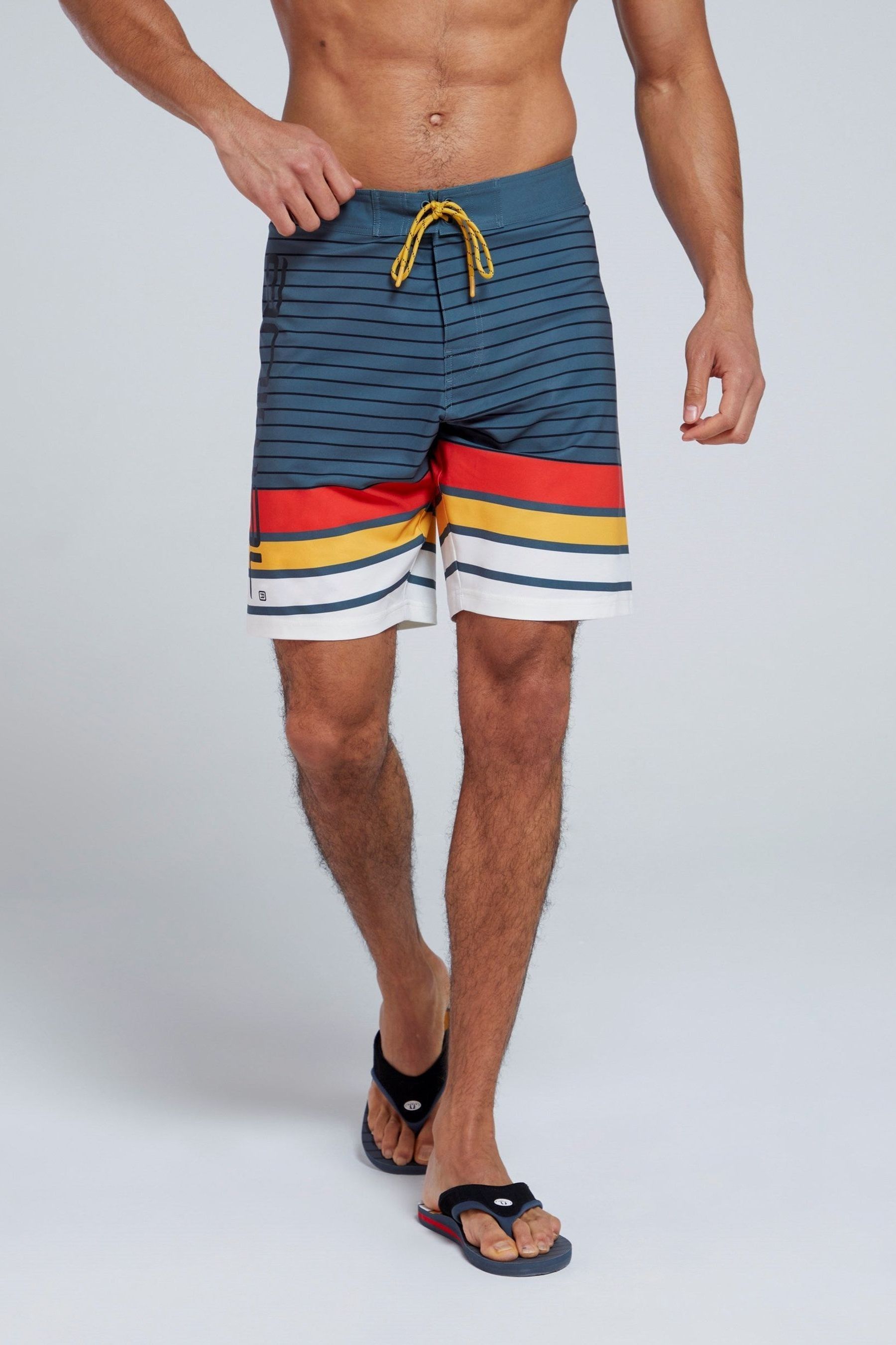 Buy Animal Mens Grey Brett Recycled Board Shorts from Next Luxembourg