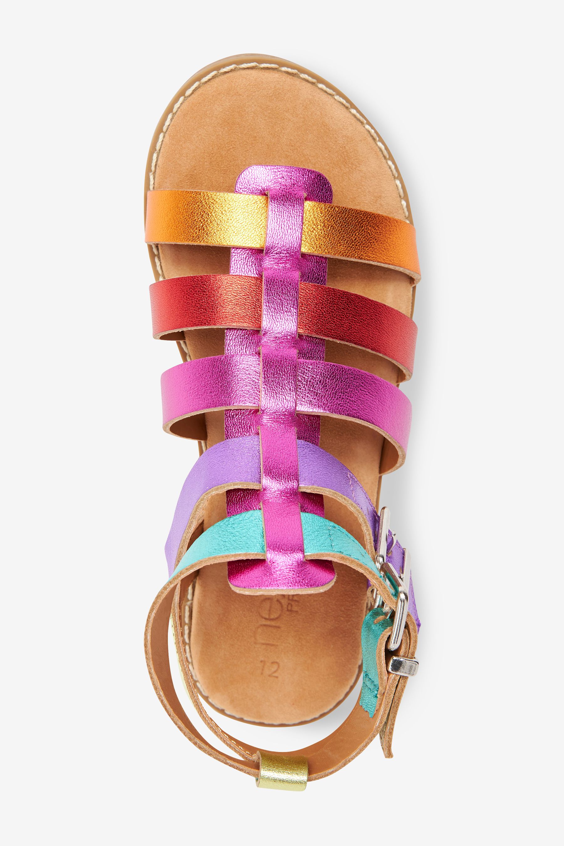 Rainbow gladiator sandals sales