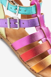 Rainbow Leather Gladiator Sandals - Image 7 of 8