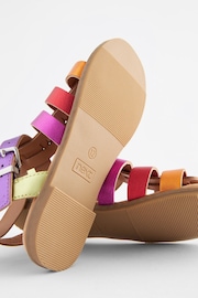 Rainbow Leather Gladiator Sandals - Image 8 of 8