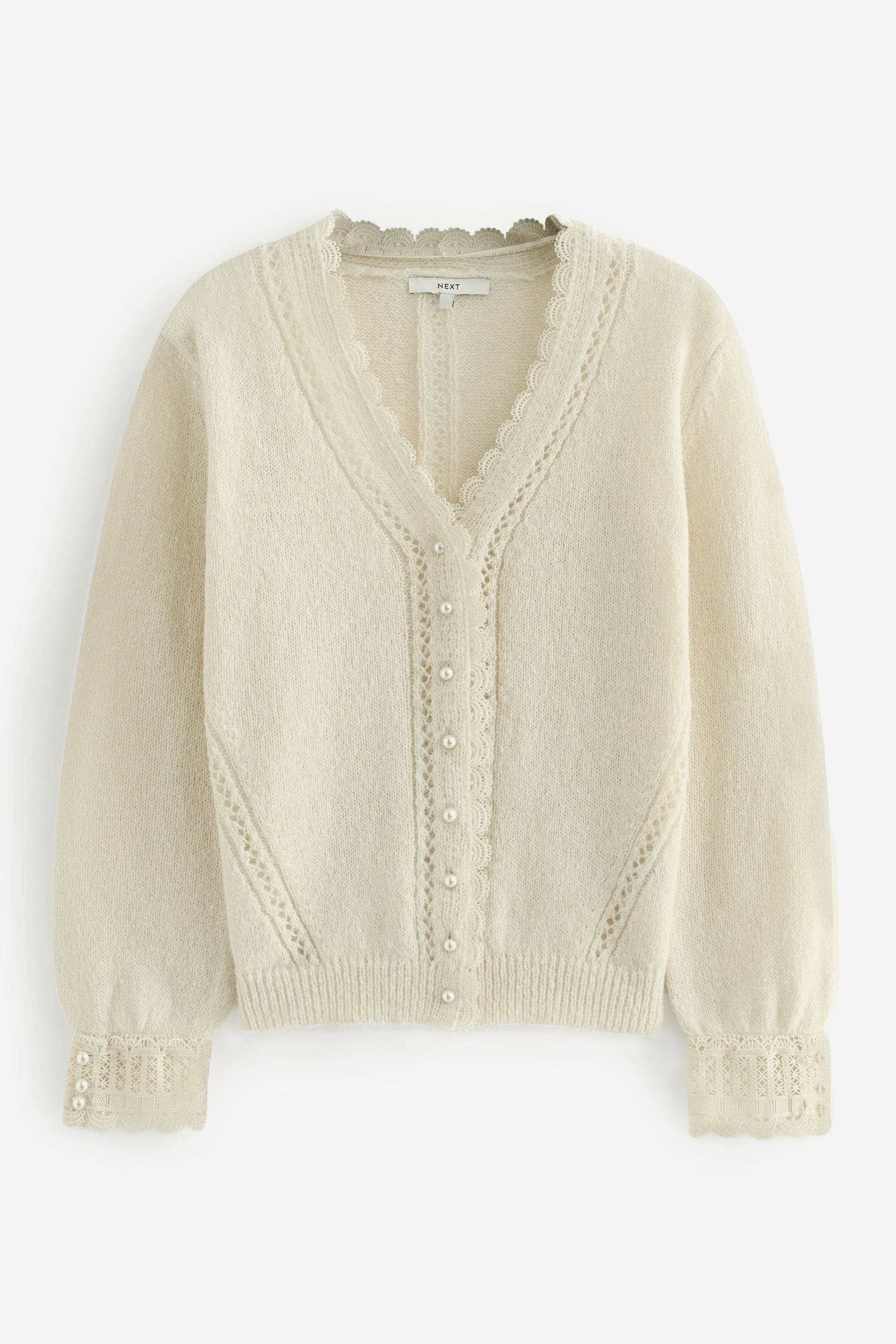 Lace trim cardigan store