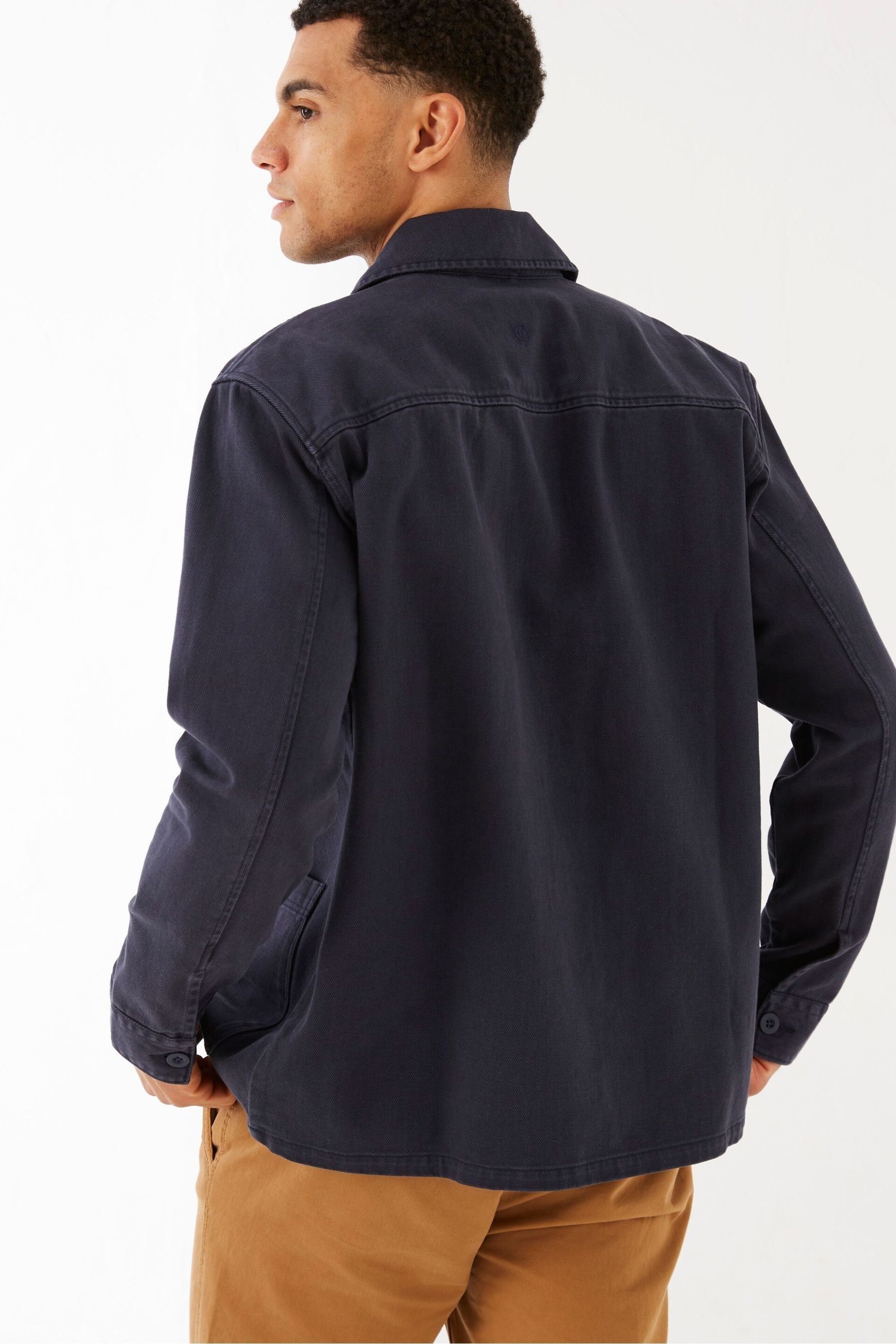 FatFace Blue Worker Jacket - Image 2 of 3