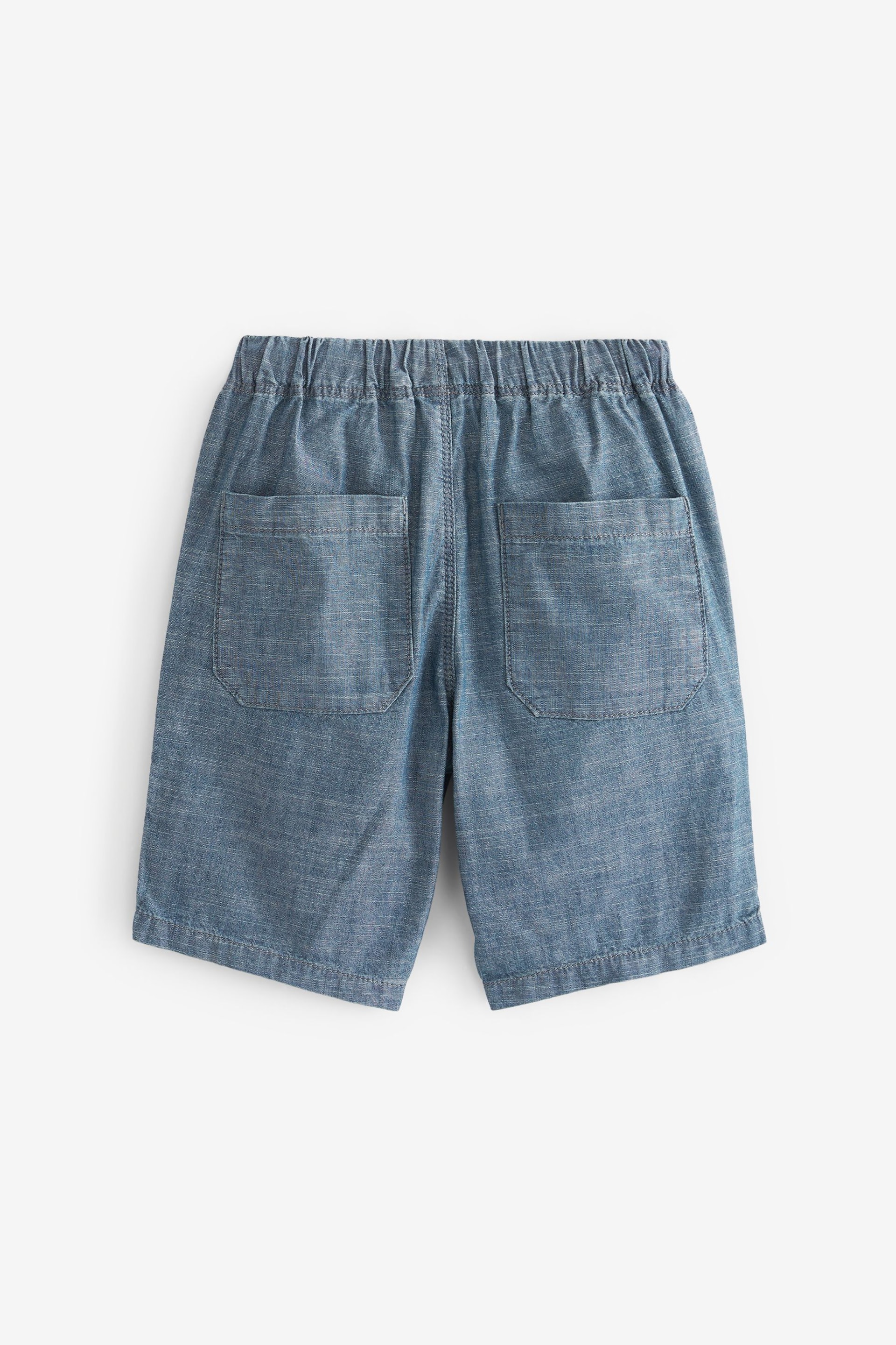 Blue Pull-On Shorts 3 Pack (3-16yrs) - Image 3 of 5