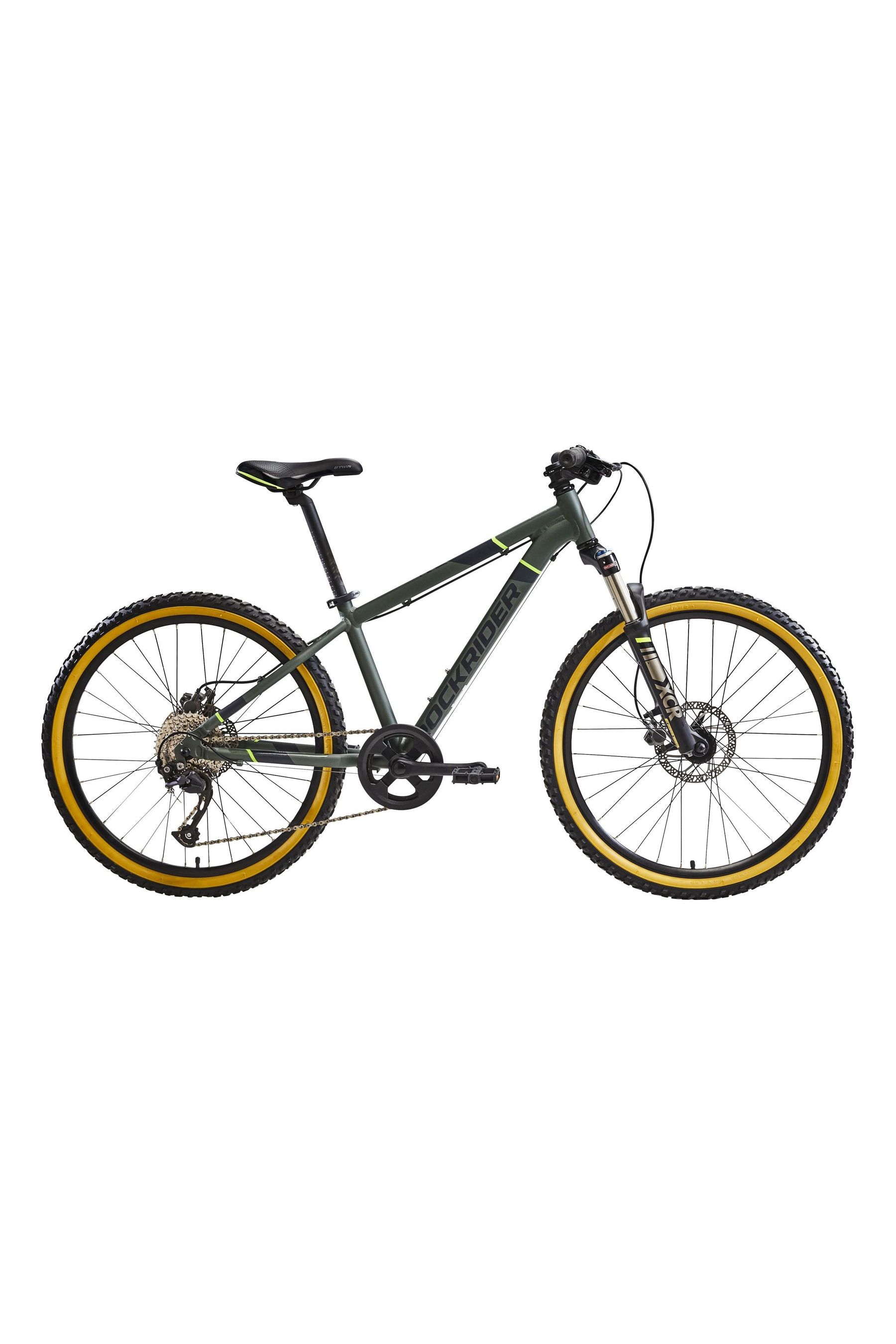Buy Decathlon Kids 24 Inch Green Rockrider Aluminum Mountain Bike from the Next UK online shop