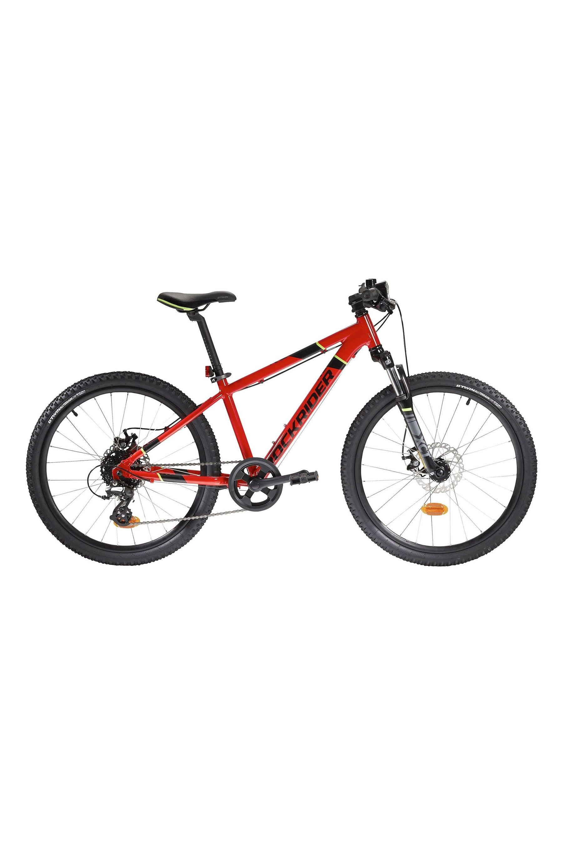 Buy Decathlon Kids 24 Inch Red Rockrider Aluminum Mountain Bike from the Next UK online shop