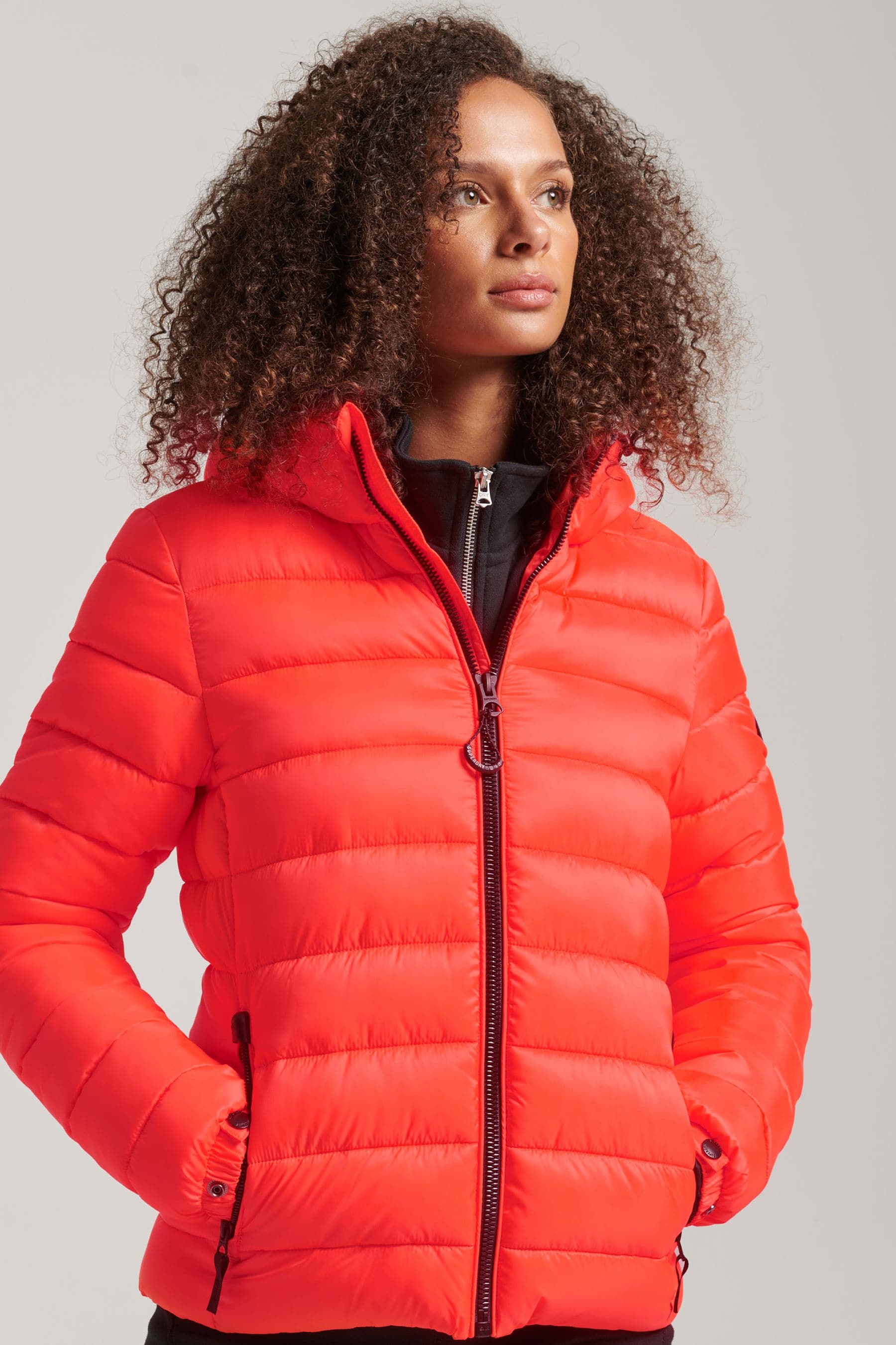Buy Superdry Pink Classic Fuji Puffer Jacket from Next Luxembourg