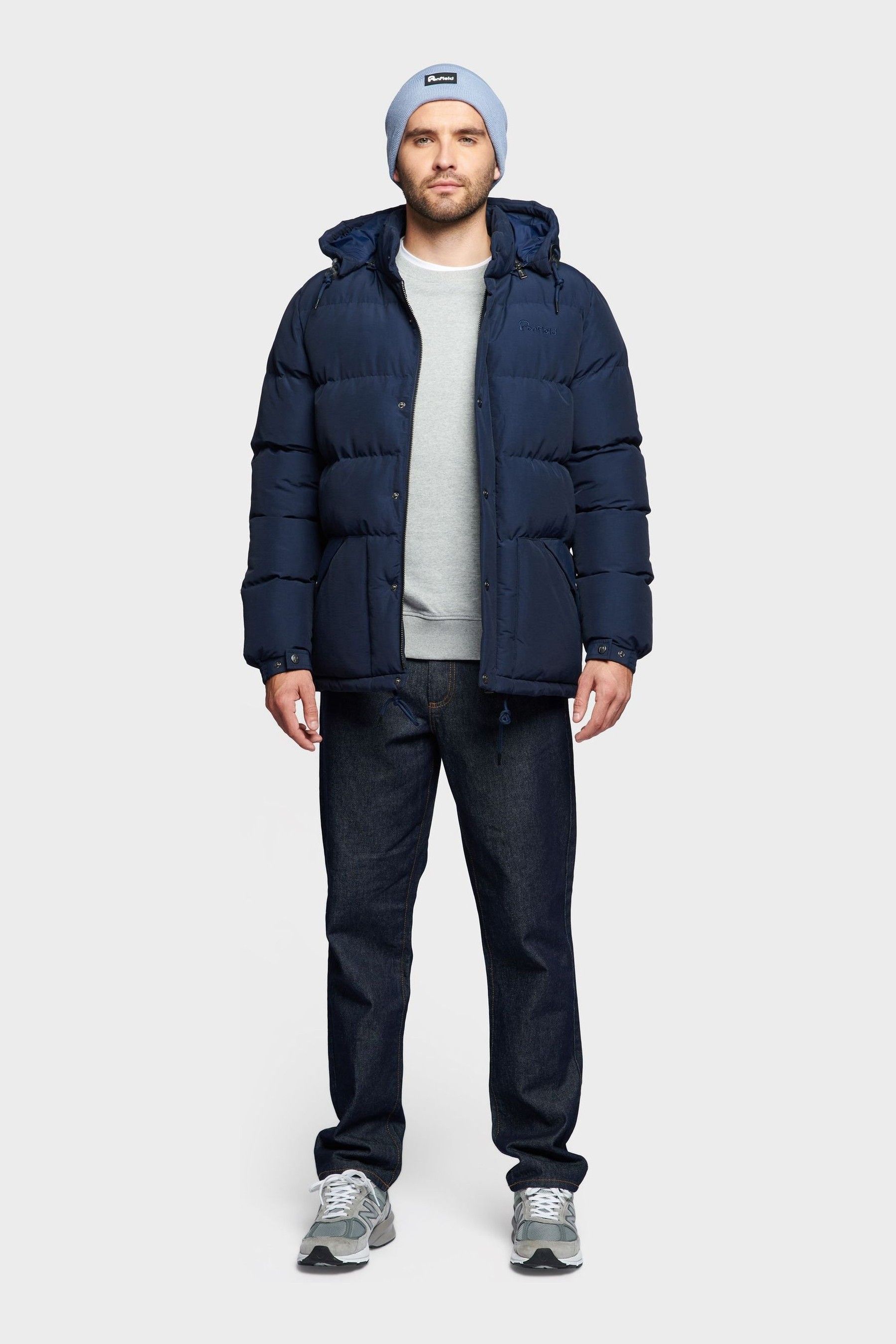 Buy Penfield Blue Contrast Puffer Coat from the Next UK online shop