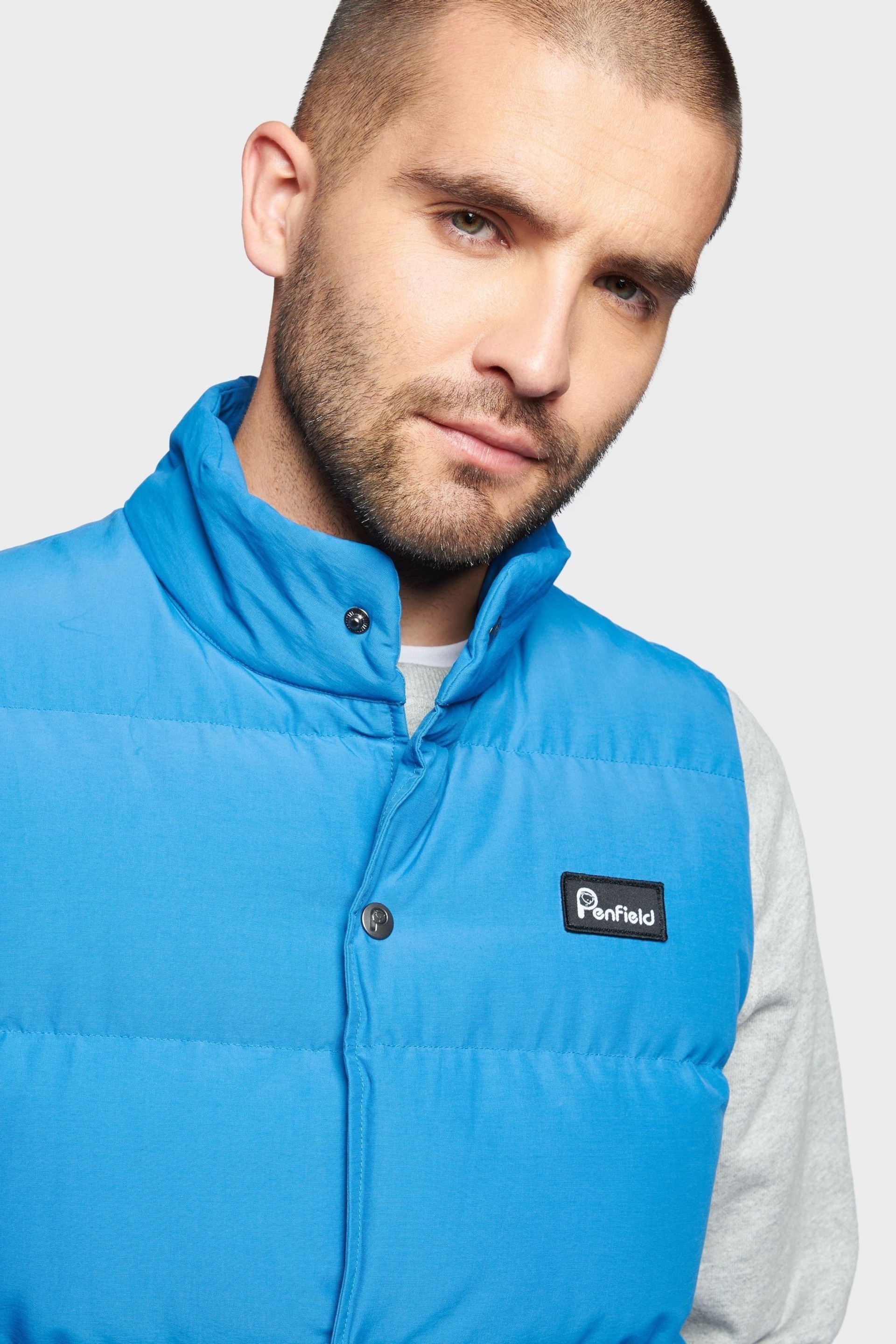 Penfield Blue Outback Gilet - Image 4 of 9