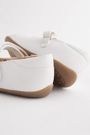 White Wide Fit (G) Butterfly Mary Jane Shoes - Image 5 of 5